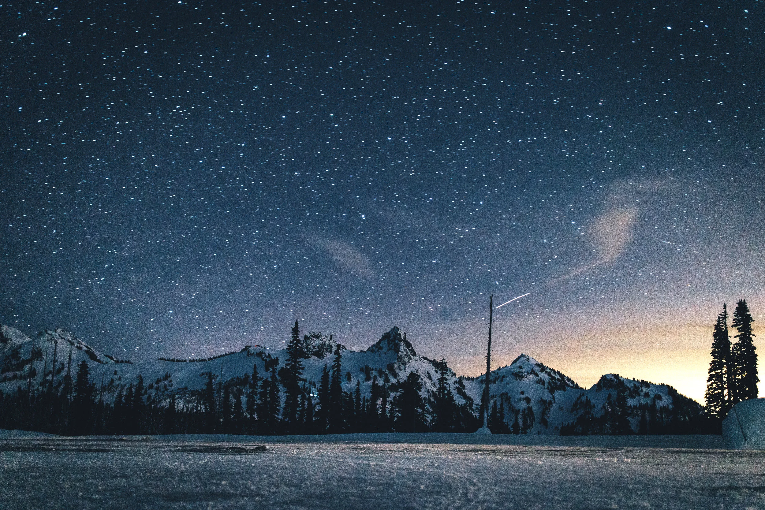 Paradise at Mount Rainier. Canon EOS M, 22mm, f/2, 30 sec, ISO 800.