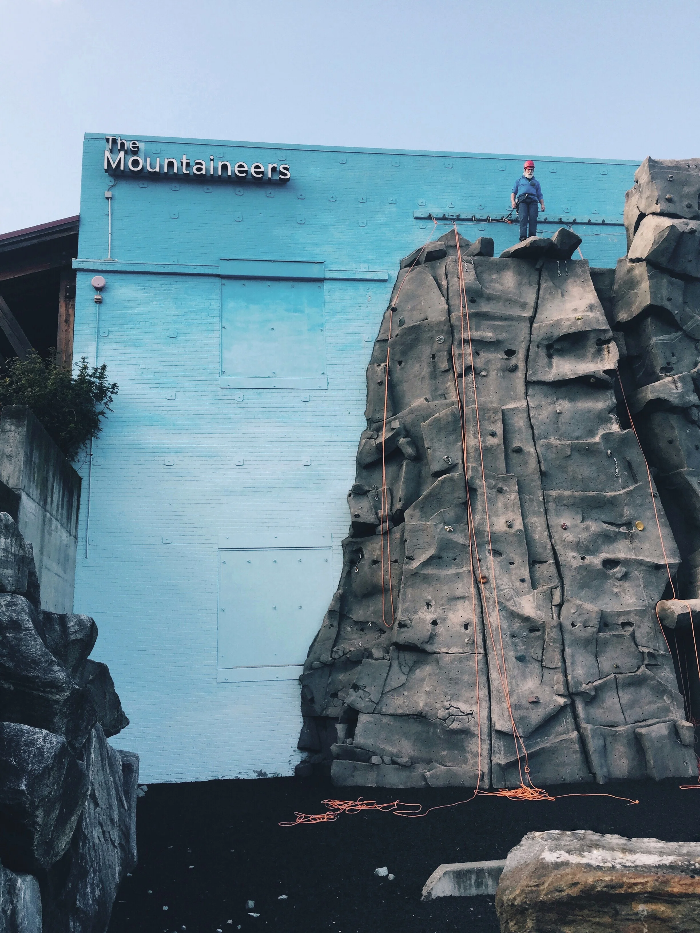 The Mountaineers wall, I almost cried.