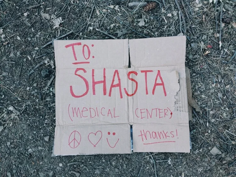 My first cardboard sign I ever made, was not effective. Ending up calling a shuttle.