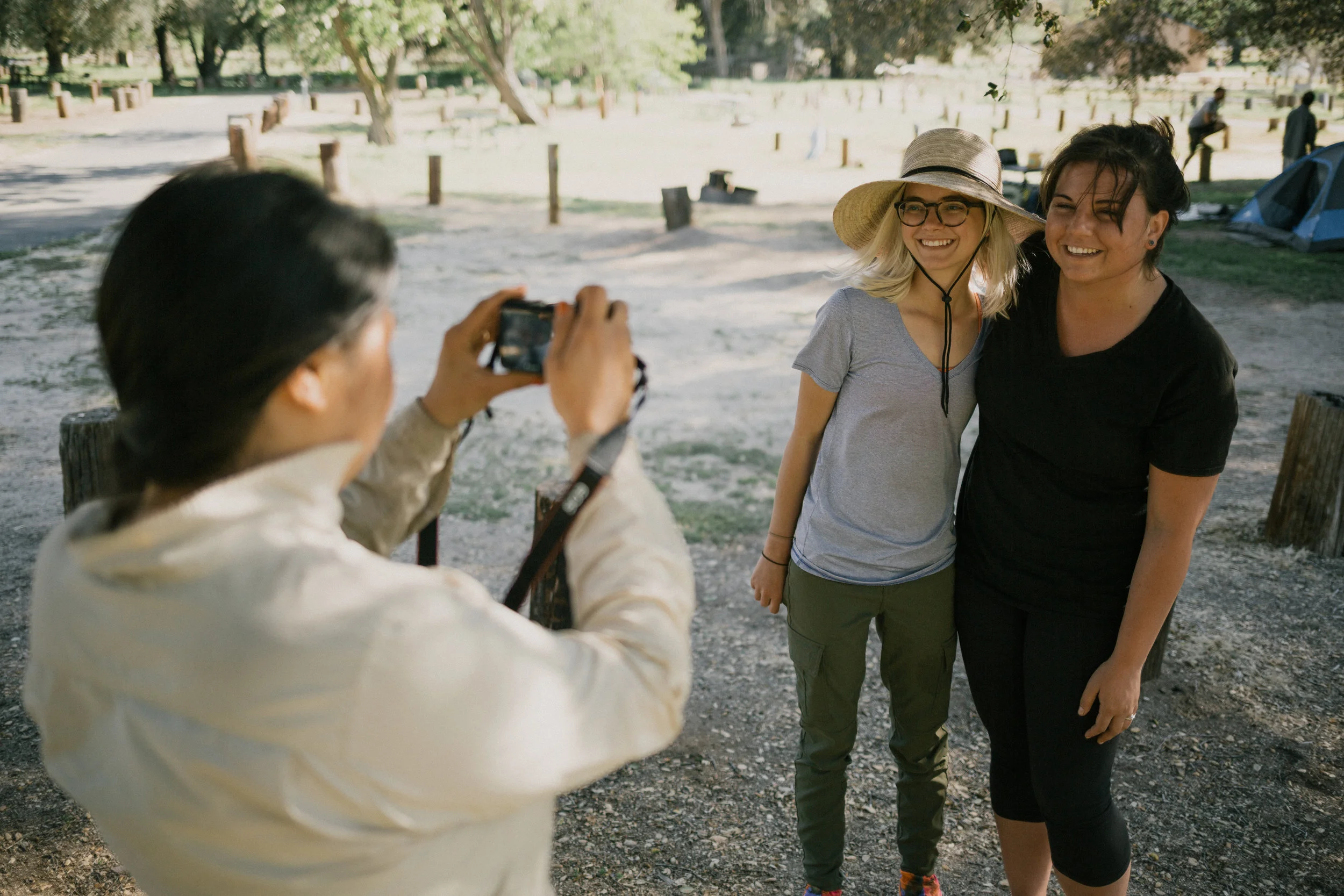 Trying to take my ppl shots so I don't forget who I met. Photo by Nate/Meg.