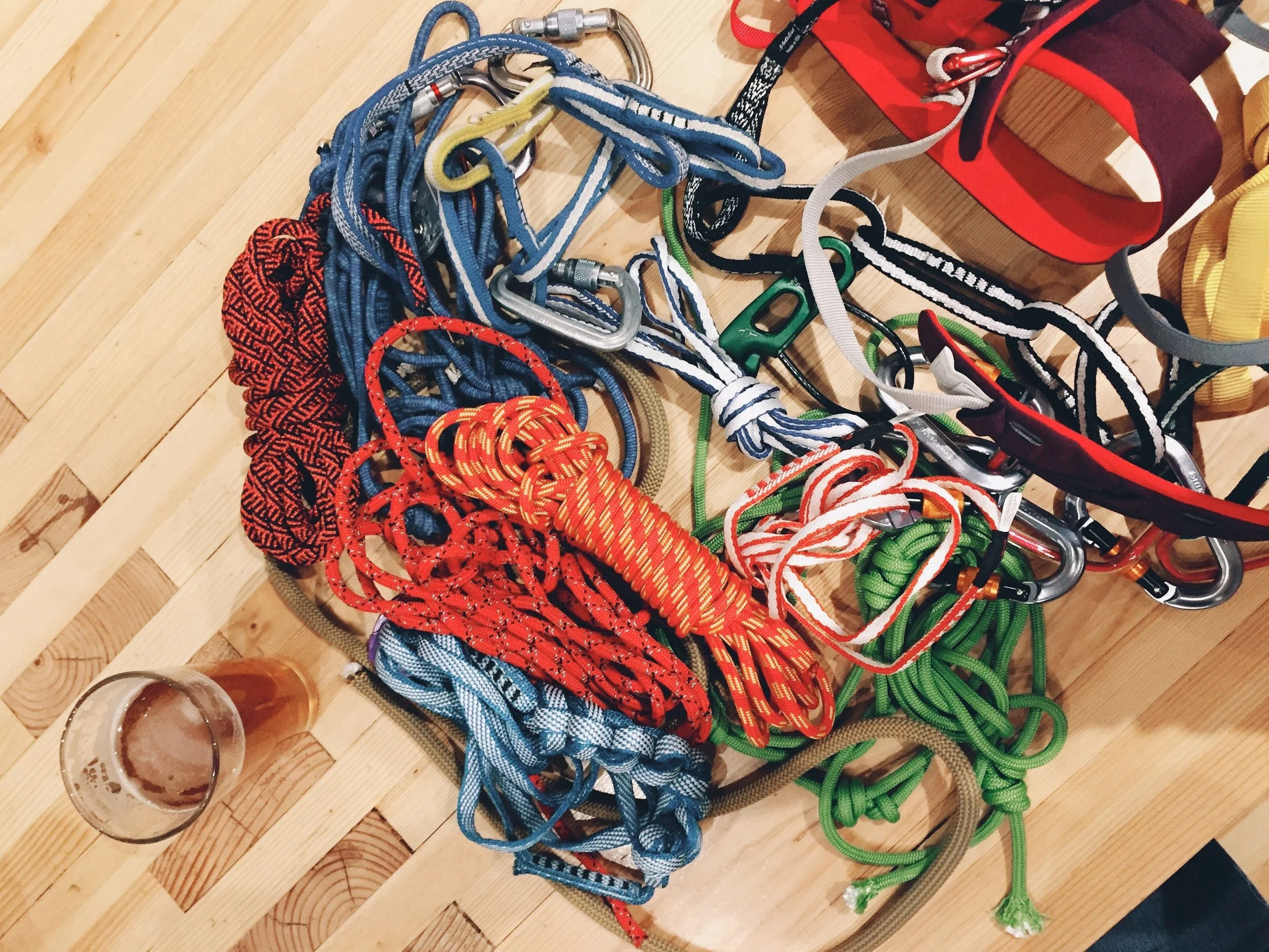 While I was overseas, I found out I was accepted into the WAC and started working on knots right away. Little did I know, the class would be the hardest thing I had ever done.