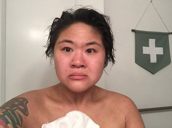 A bit traumatized after my first shower after 89 days of mw.