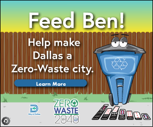 City of Dallas Sanitation Department Recycle Ben