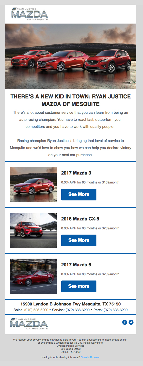 Ryan Justice Mazda of Mesquite