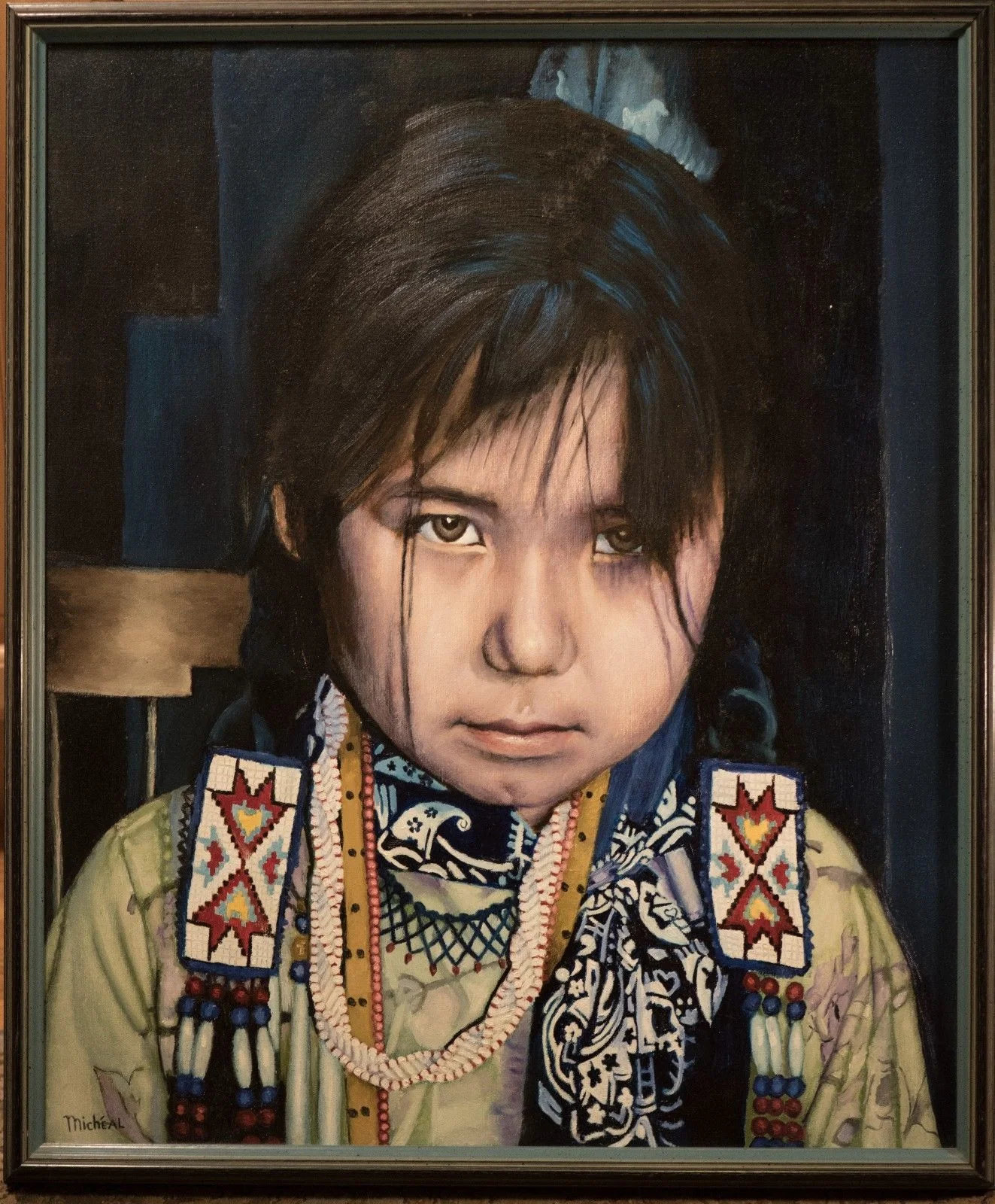 Stunning Native American "Young Girl" Portrait
