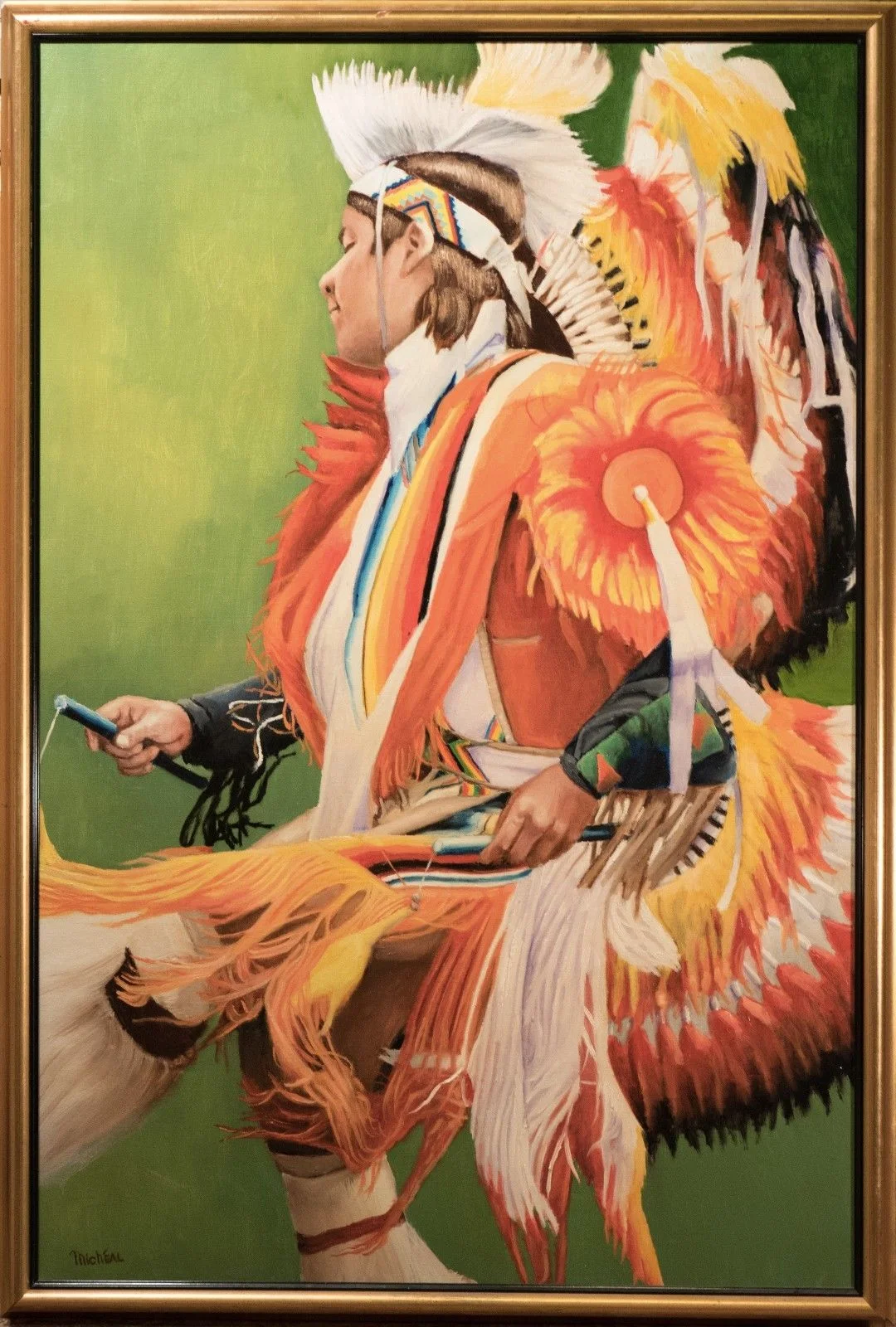 Native American Dance, Male Figure "Competitor I"