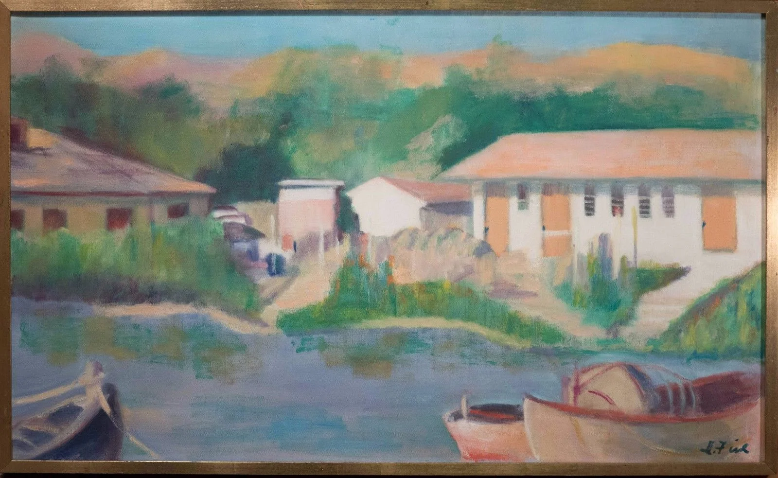 Mid-Century Impressionist Landscape