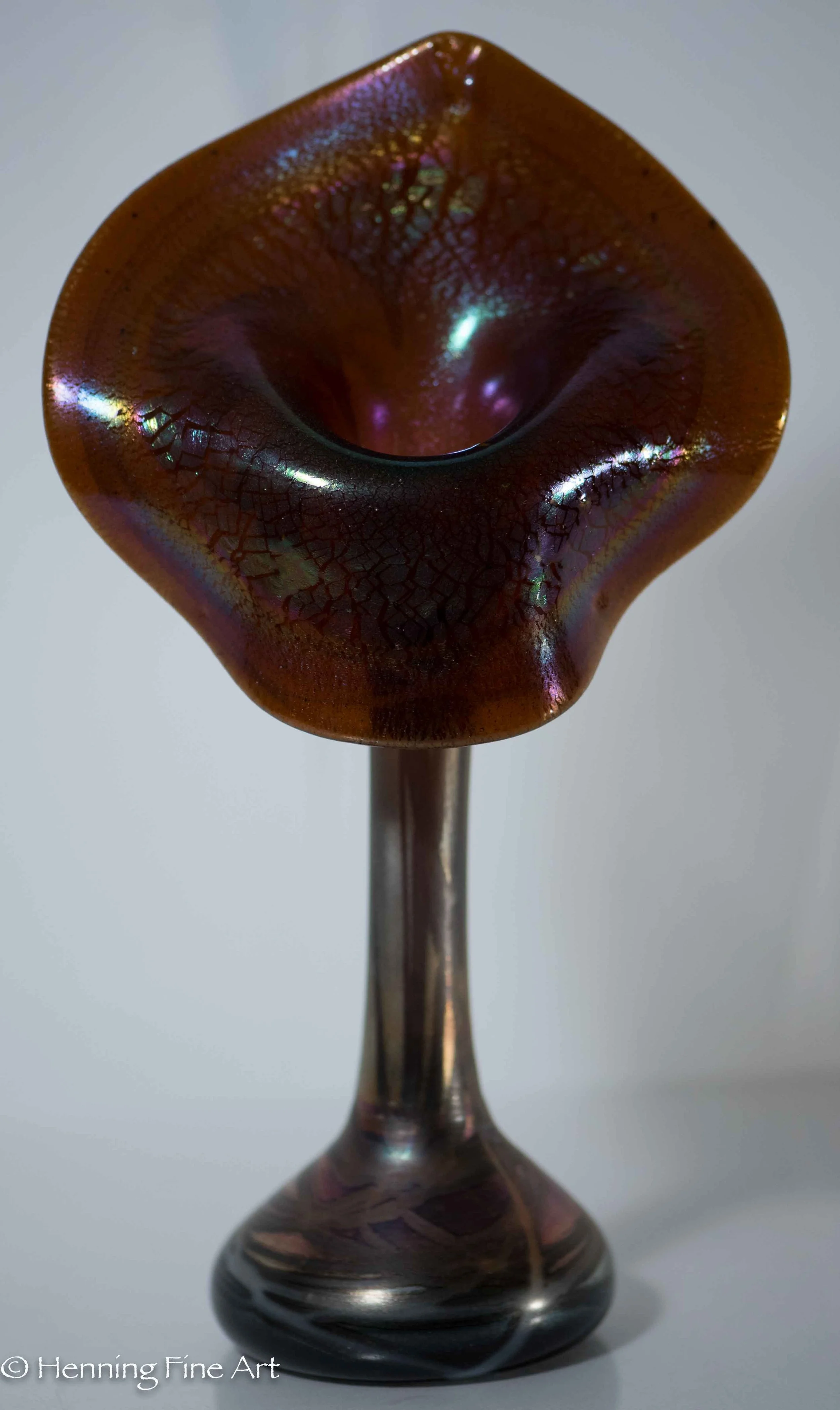 Jack in the Pulpit Glass Vase