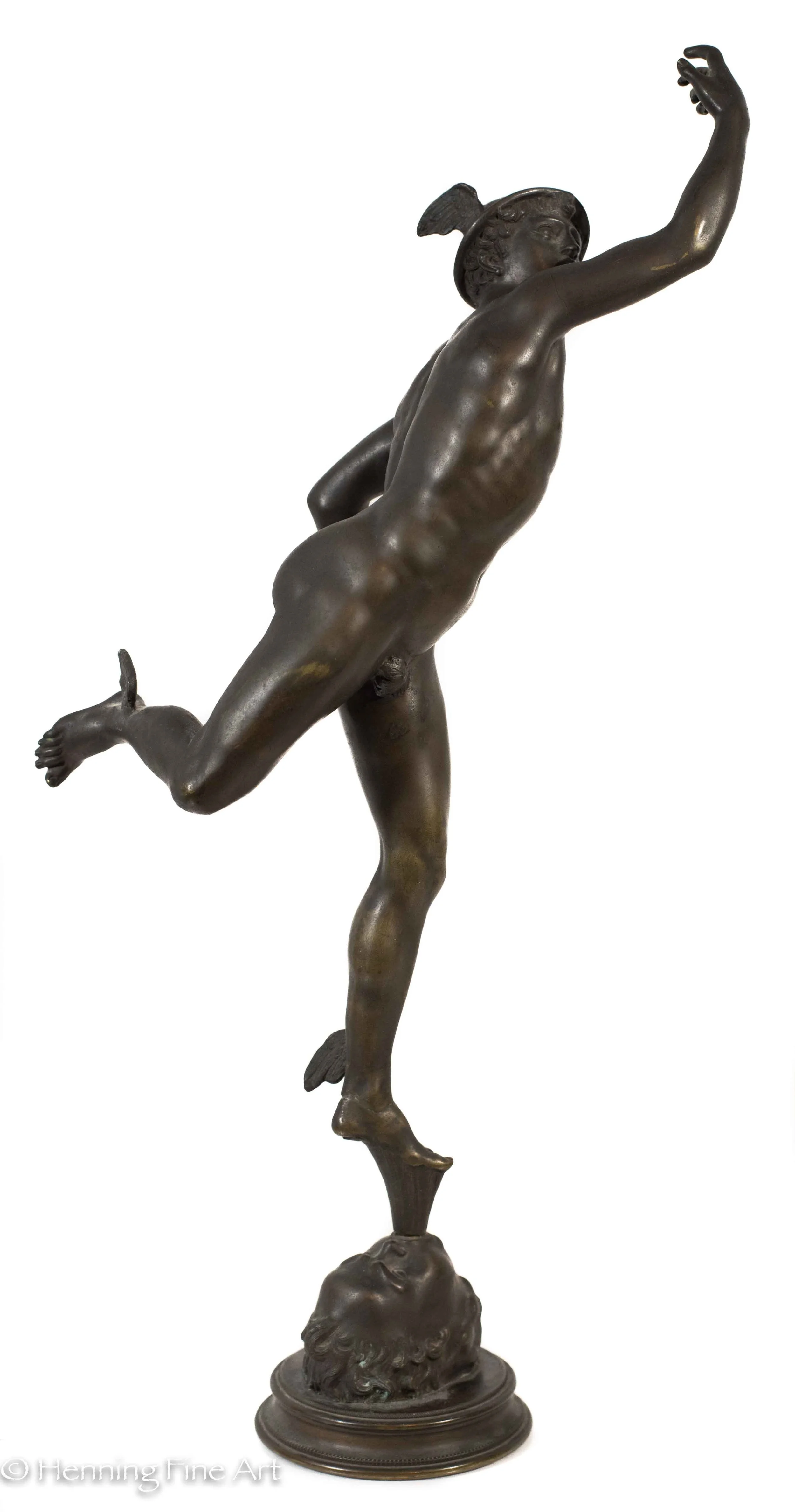 "Mercury"Bronze Statue aft. Giambologna