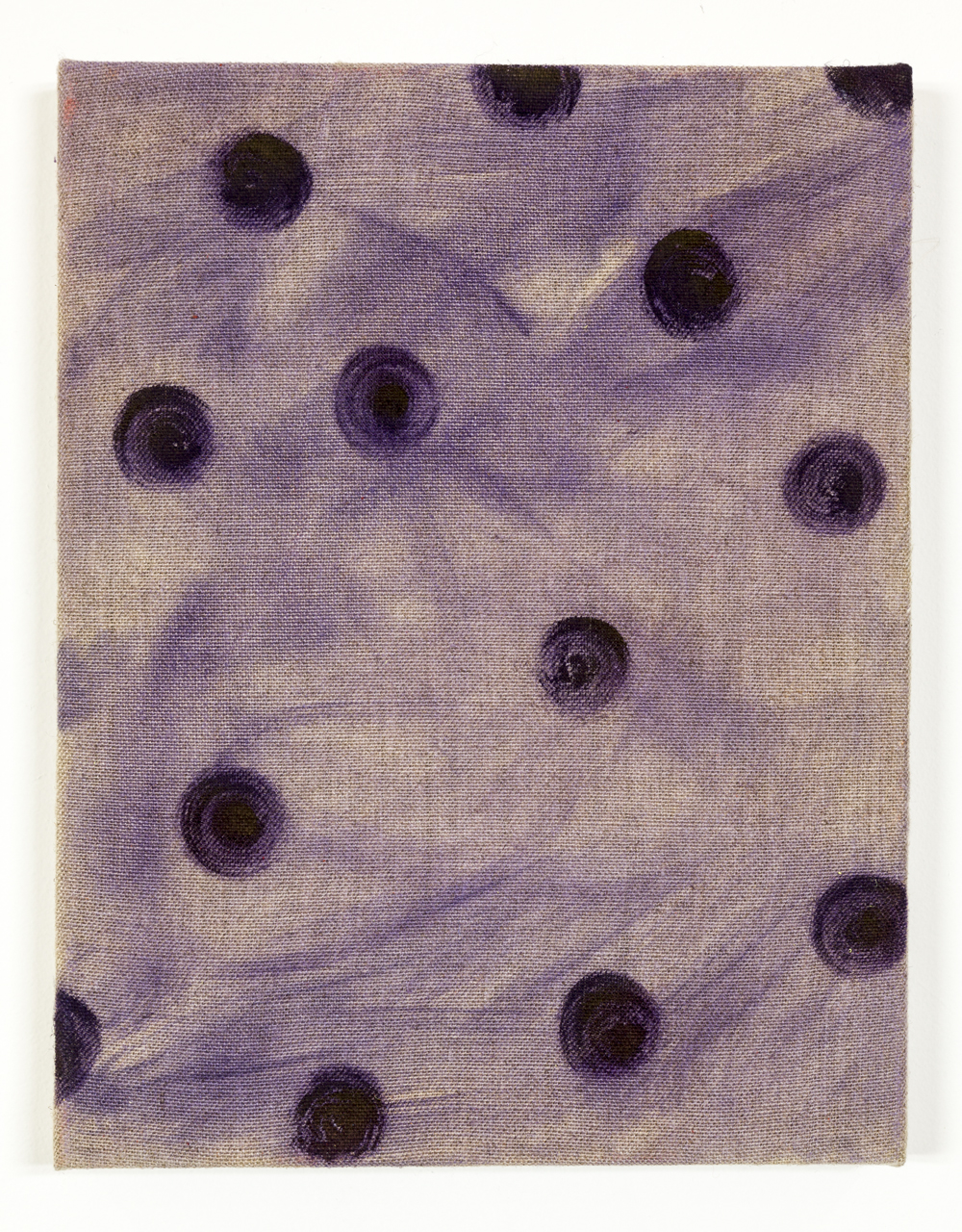Untitled, Oil on unprimed linen, 14"x11", 2016