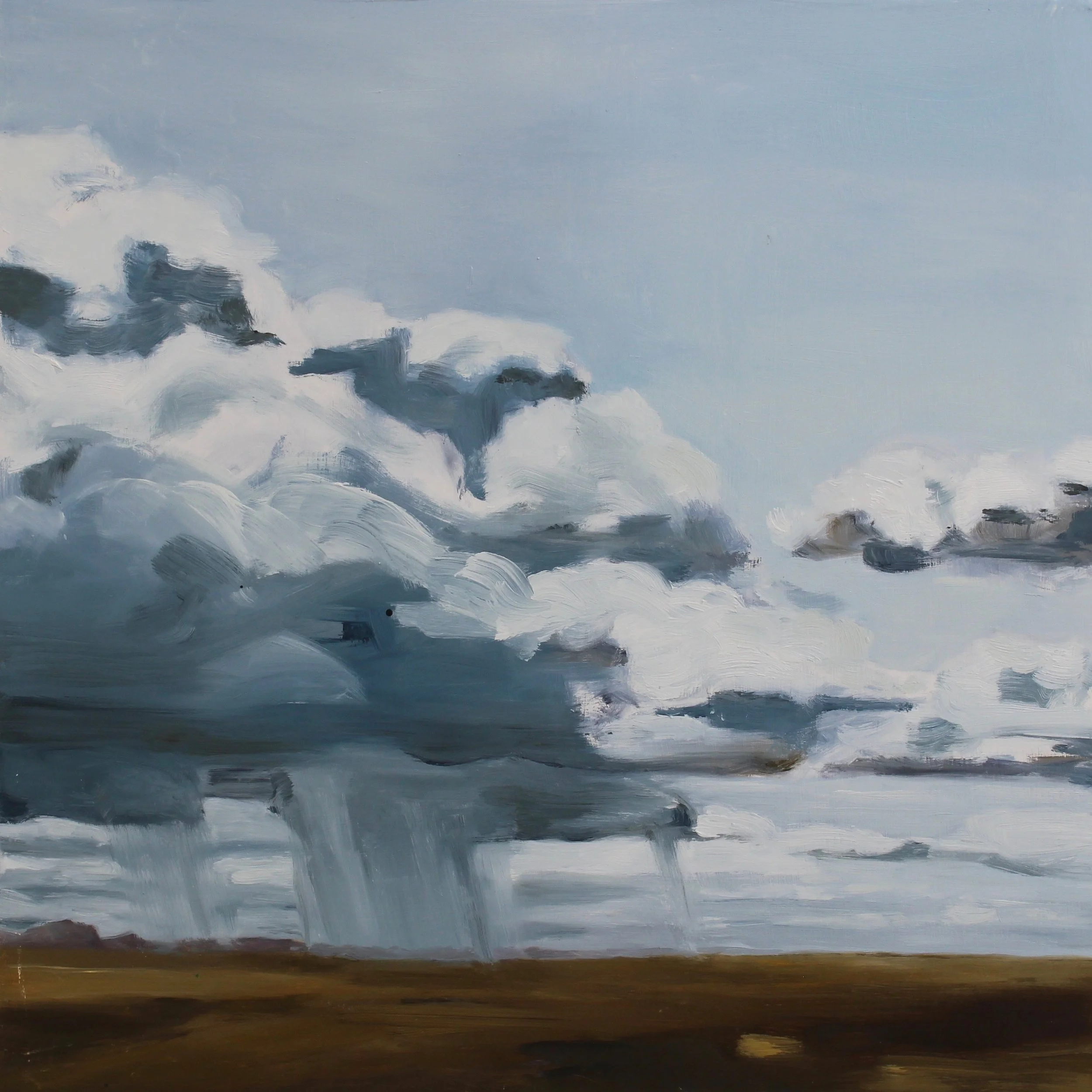 Day 03, 2018 16”X16” oil on wood panel