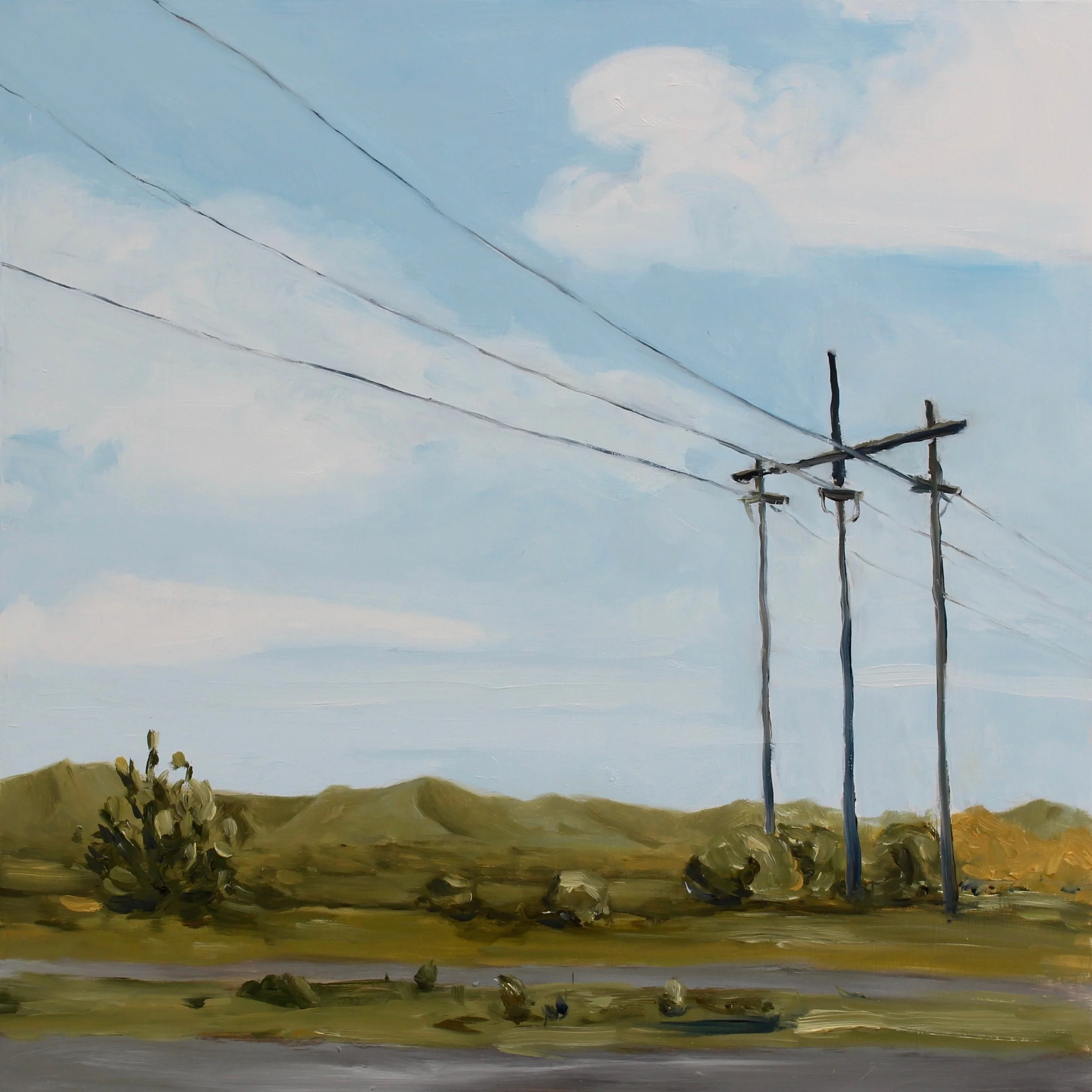 Day 04, 2018 16”X16” oil on wood panel
