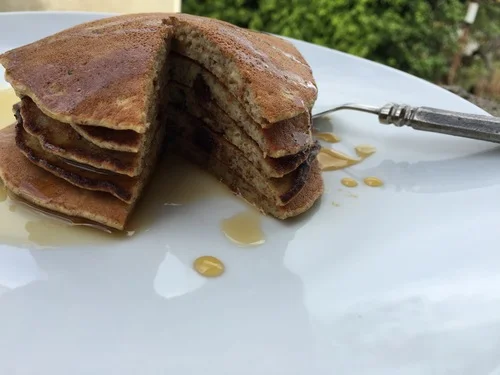 Paleo Chocolate Chip Pancakes