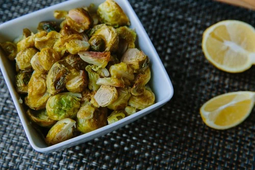 Lemon Roasted Brussels Sprouts