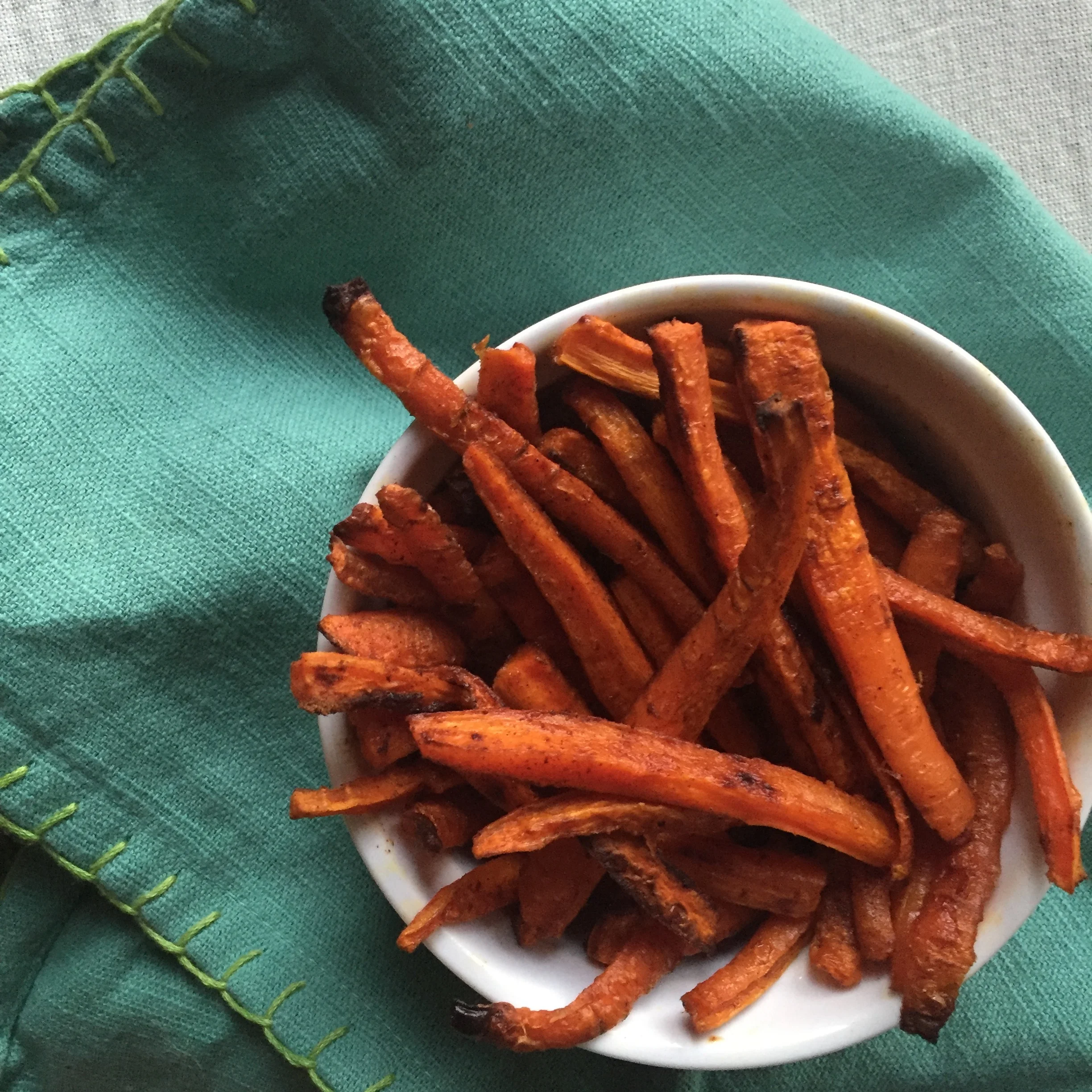 Cinnamon Carrot Fries 