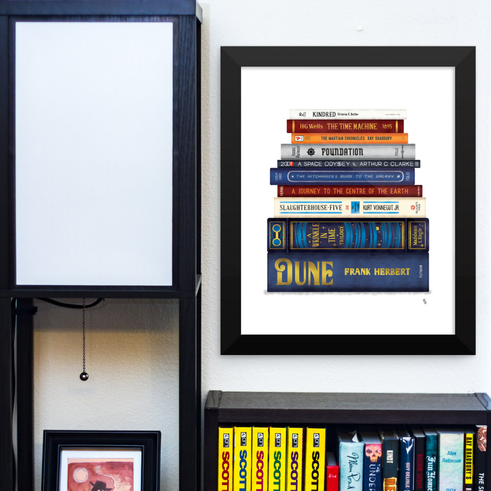 Art gifts for book lovers