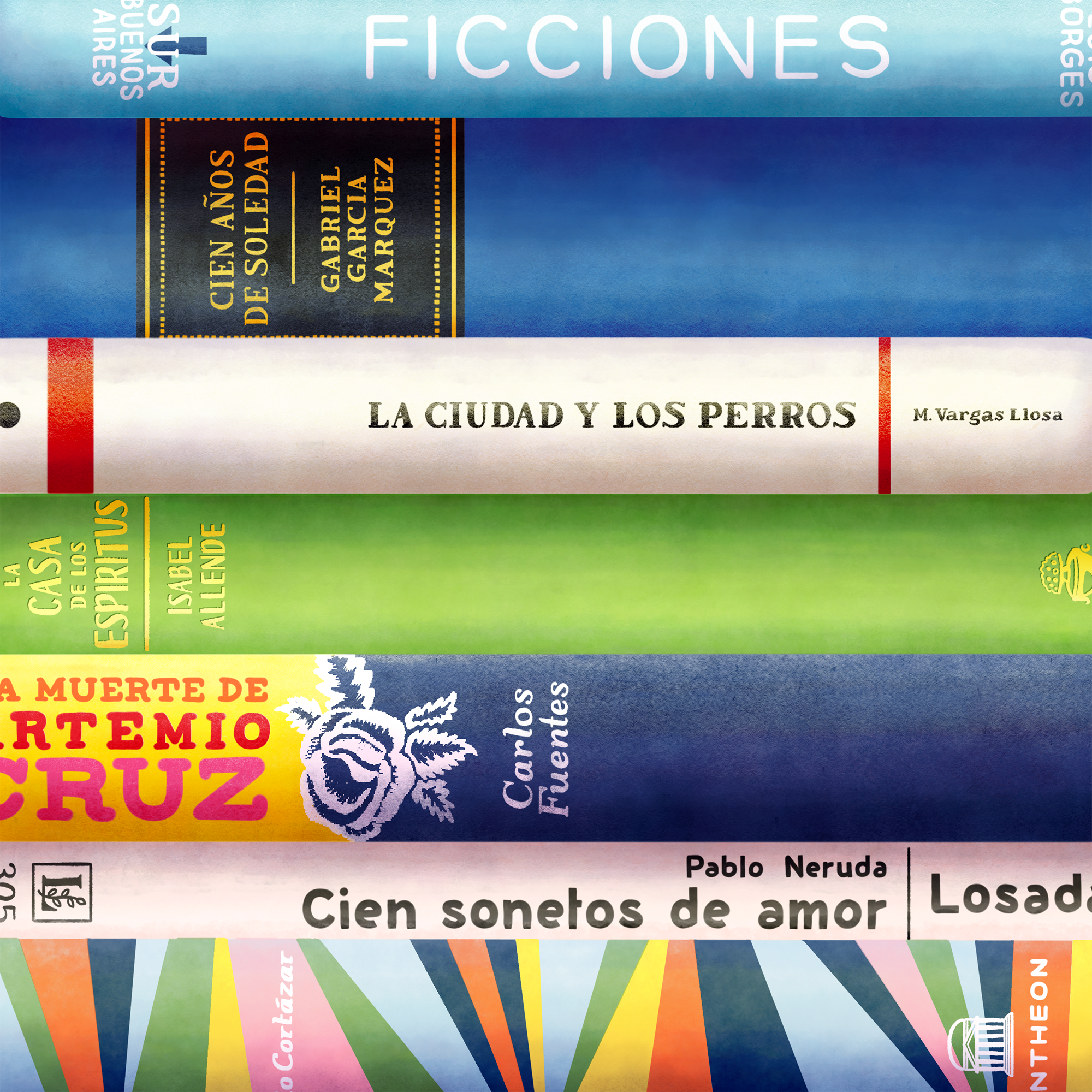 Spanish Language Classics Book Stack