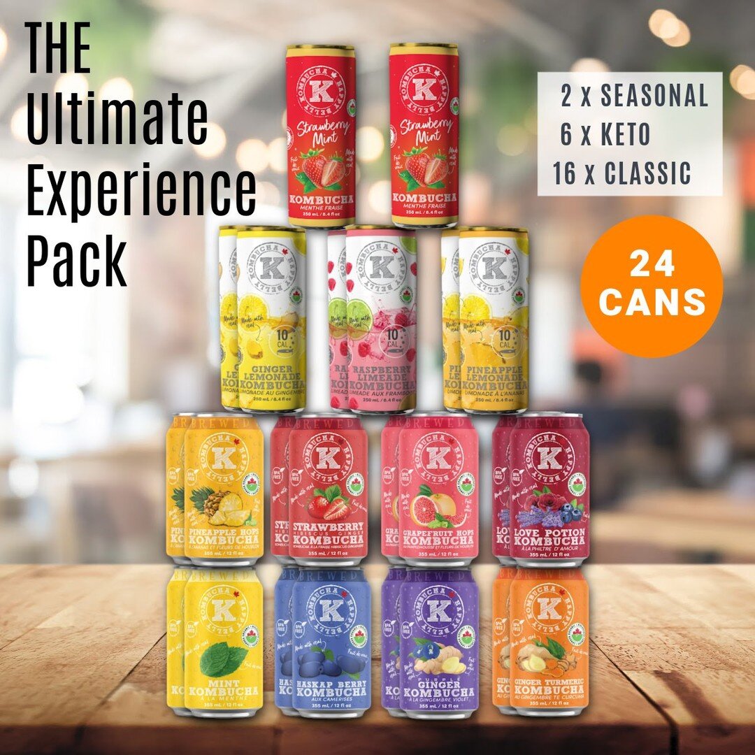 We hope you&rsquo;re having a great Fathers Day weekend! To all the Dads out there, we CELEBRATE you!!! 

We just put together The Ultimate Experience Pack that includes all of our delicious kombucha in a single box for an ultimate kombucha experienc