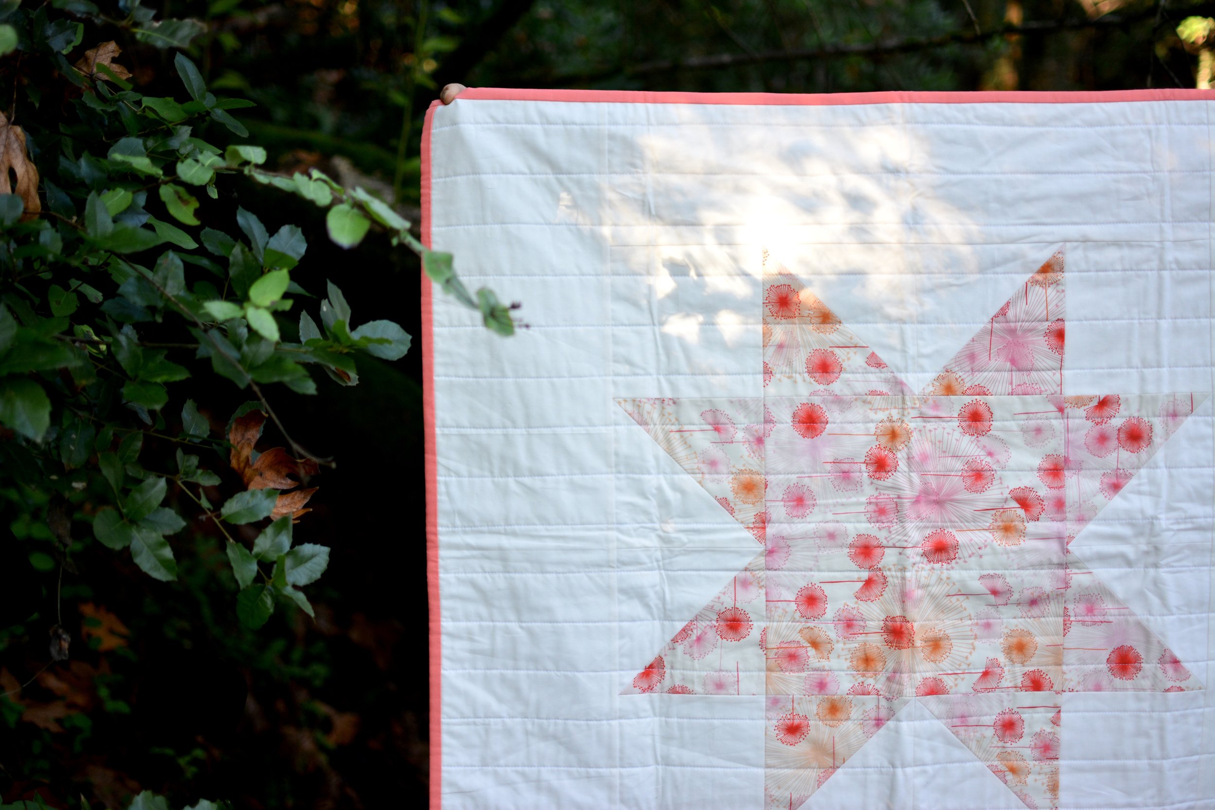 Coral Star Quilt 