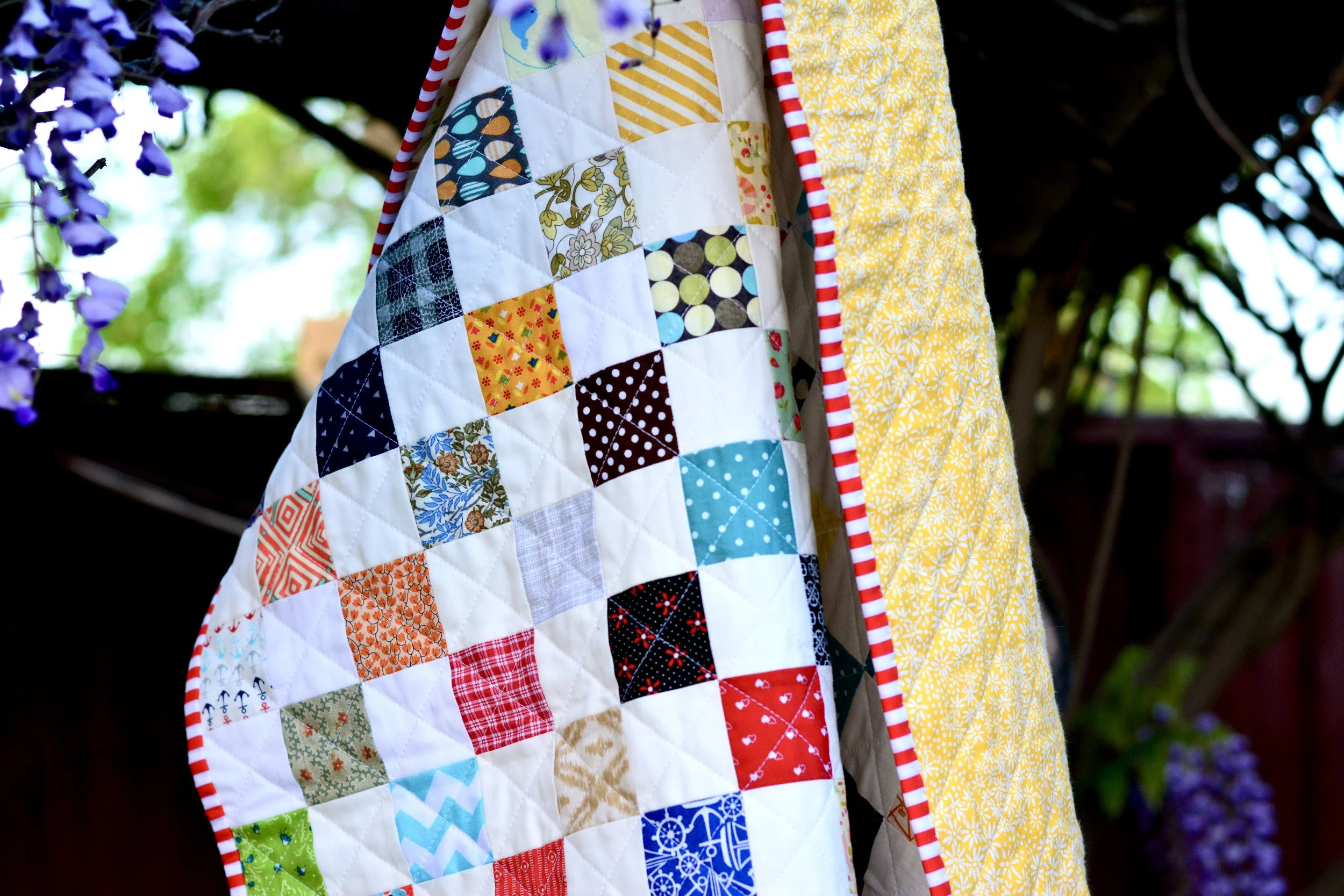 POSTAGE STAMP QUILT 