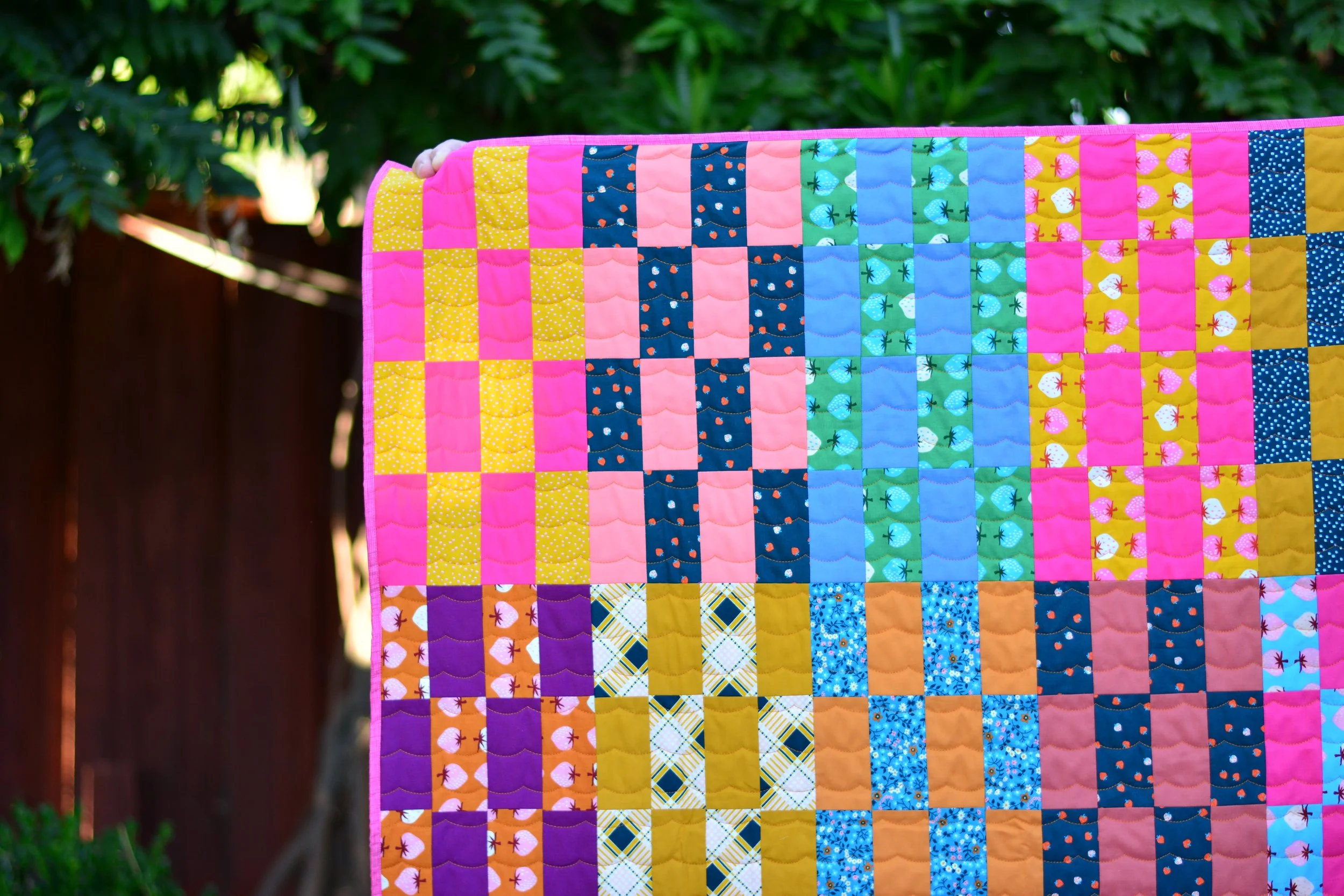 Stretched Sixteen Patch Quilt 