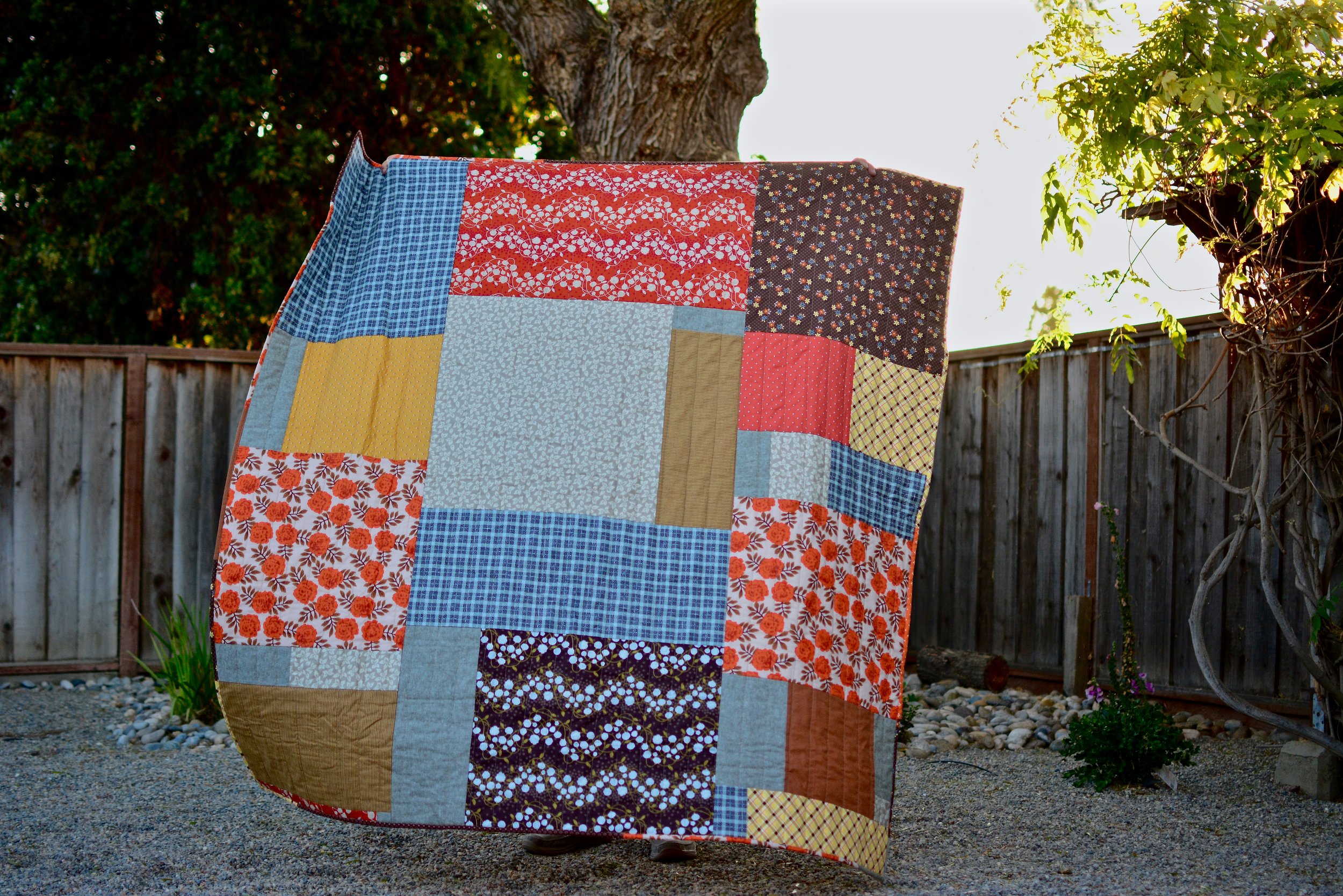 Scrappy Improv Quilt 