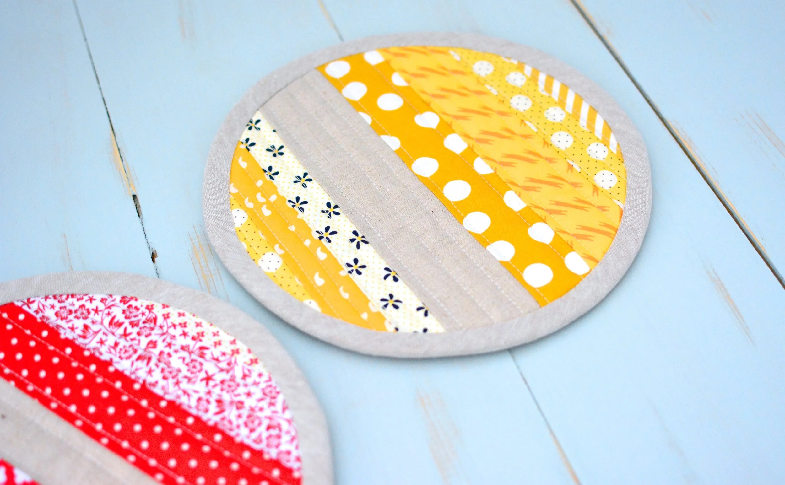 PATCHWORK POT HOLDERS 