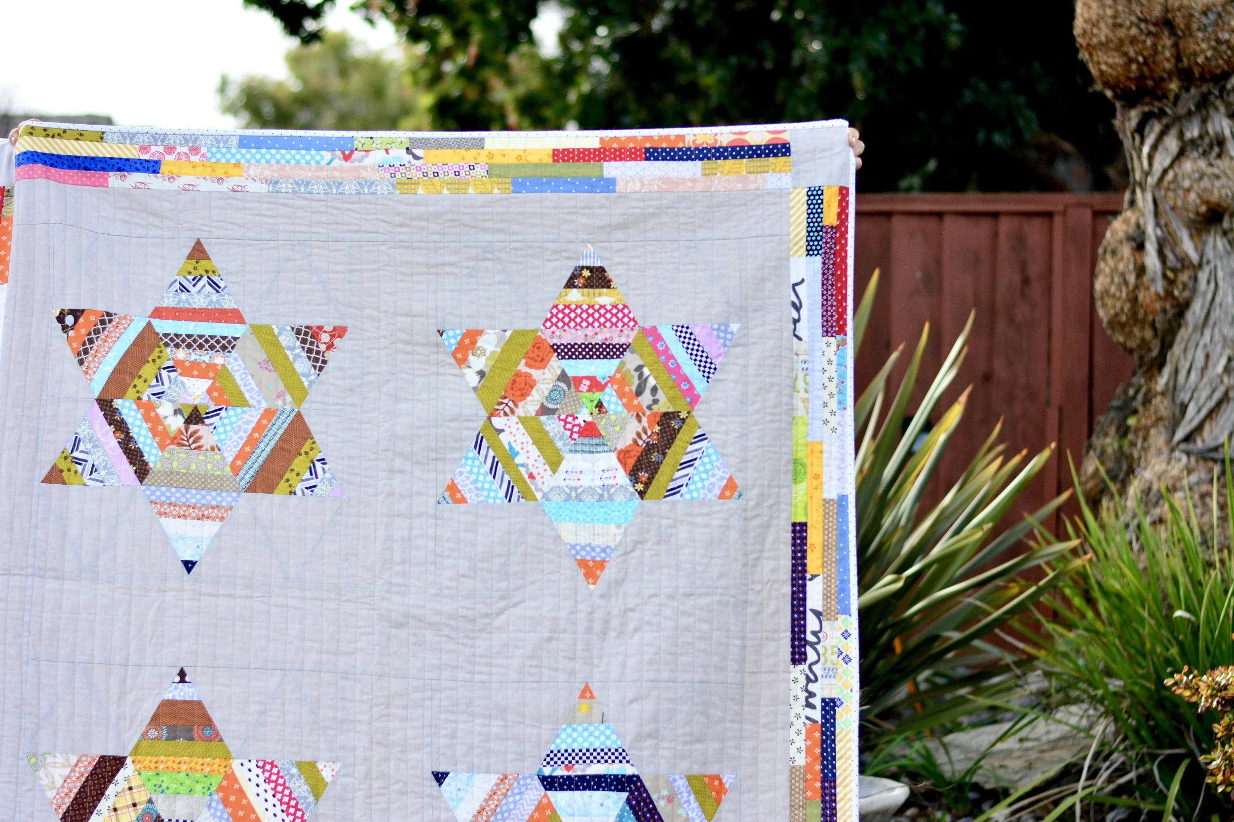 SCRAPPY STARS QUILT