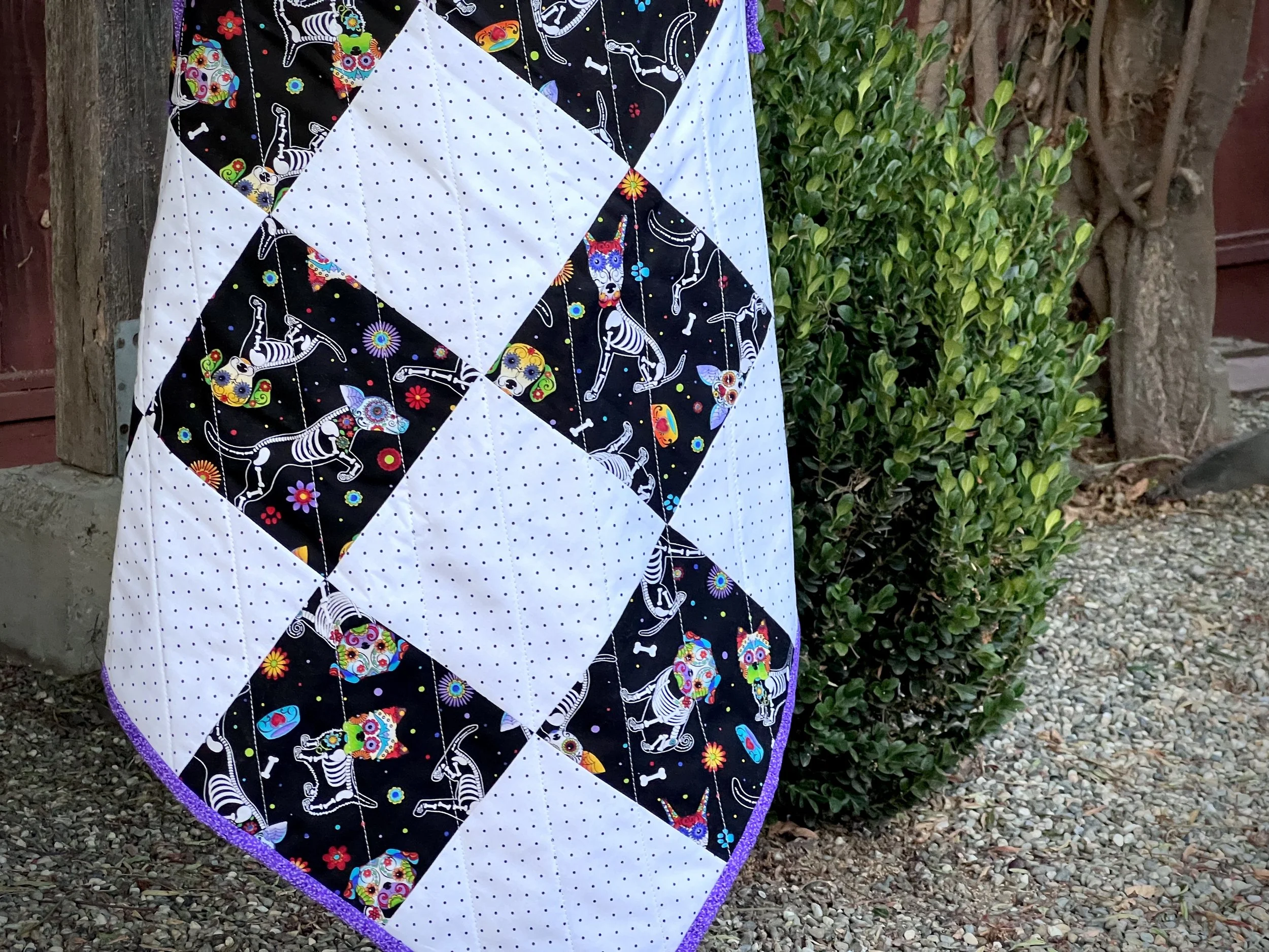 HALLOWEEN PATCHWORK QUILT 