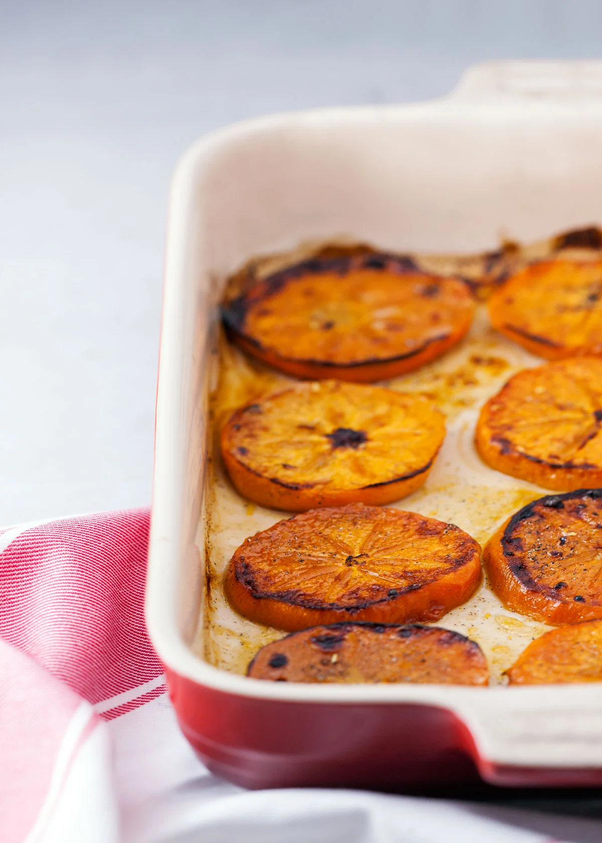 Caramelized Persimmons with Vanilla Maple Cream // Natural Girl Modern World // Vegan & Gluten Free