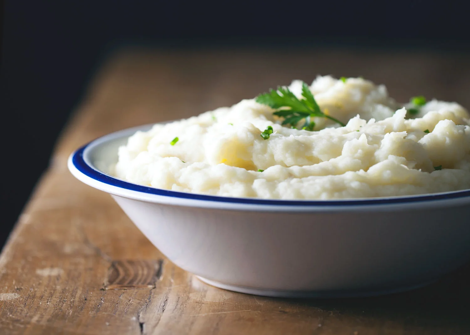 Parsnip Mashed Potatoes with Mediterranean Eggplant // Natural Girl Modern World // Vegetarian & Gluten Free