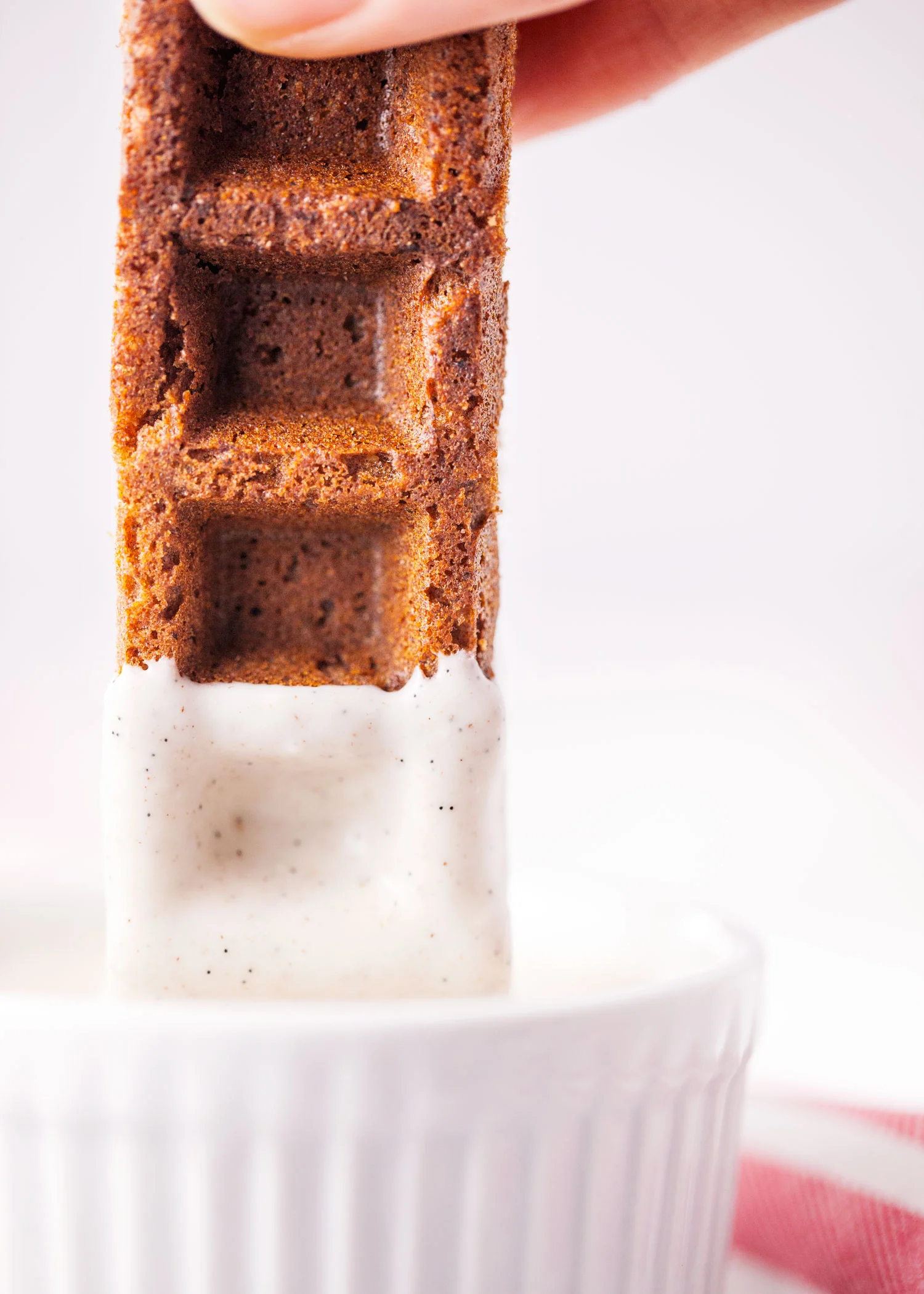 Gluten Free Gingerbread Waffles with Maple Cinnamon Drizzle // Natural Girl Modern World // Vegan & Gluten Free