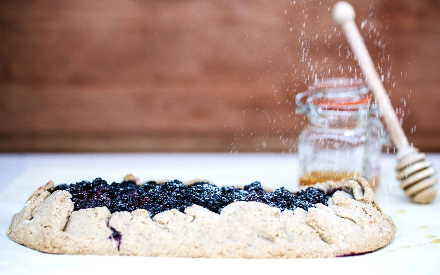 Rustic Blackberry Tart // Natural Girl Modern World // Gluten Free