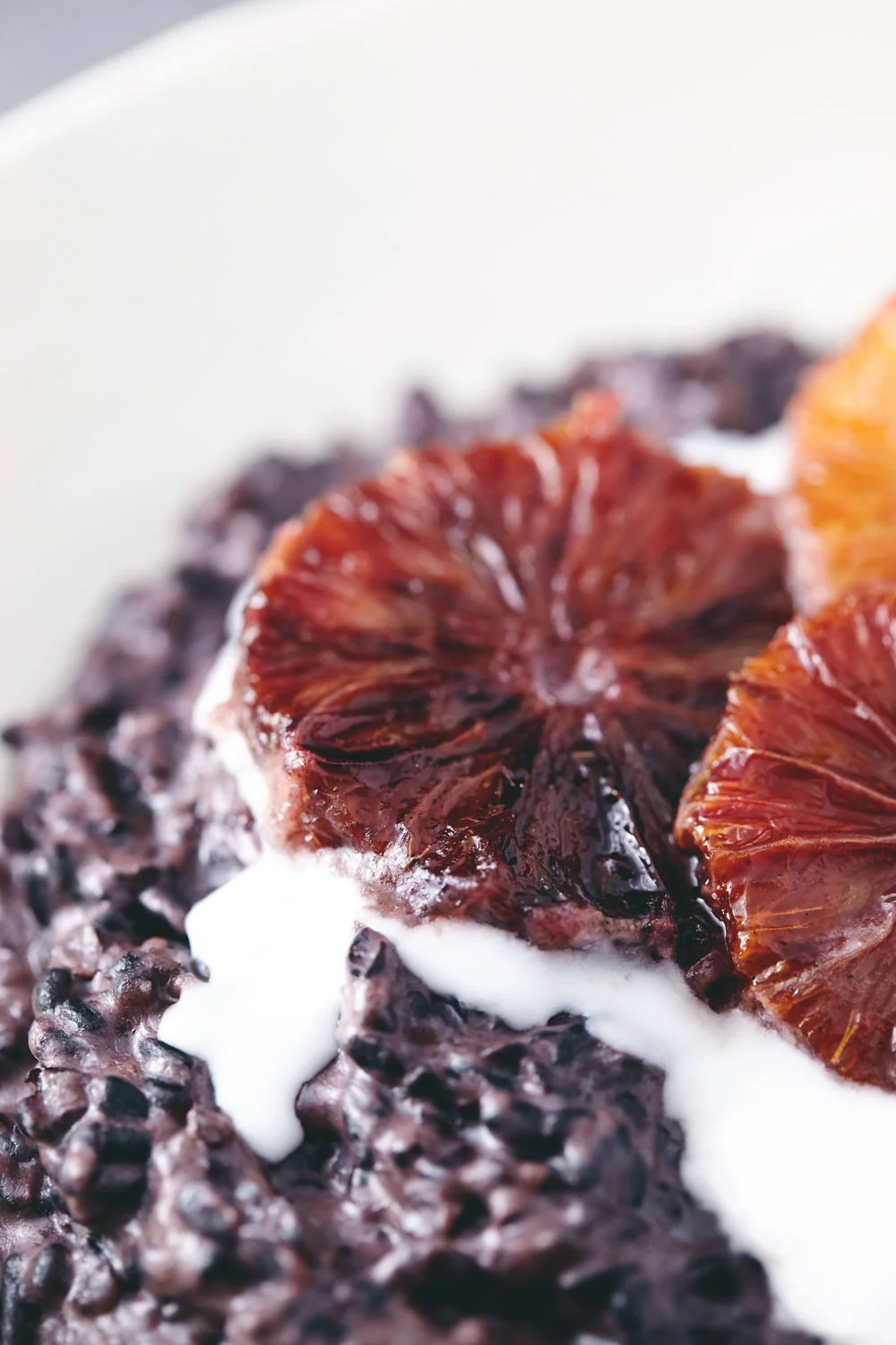 Black Rice Pudding with Cardamom Spiced Oranges // Natural Girl Modern World // Vegan & Gluten Free