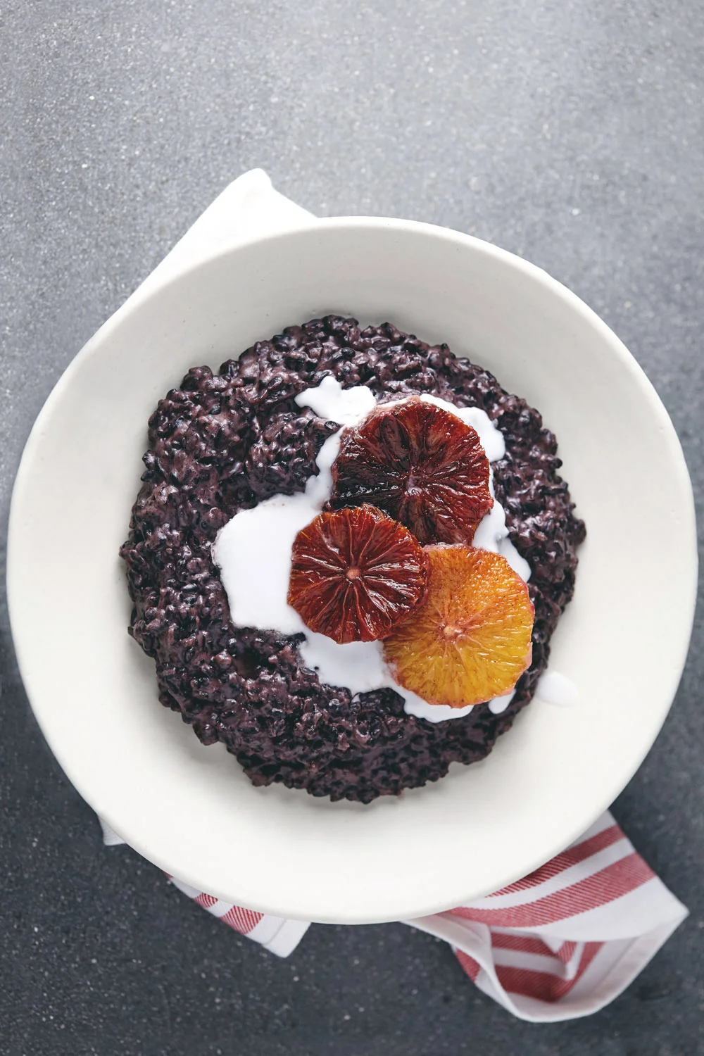 Black Rice Pudding with Cardamom Spiced Oranges // Natural Girl Modern World // Vegan & Gluten Free