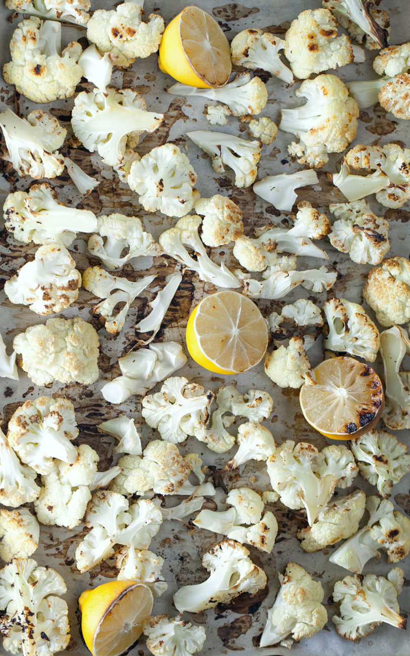Roasted Cauliflower & Brussels Sprout Salad // Natural Girl Modern World // Vegan & Gluten Free