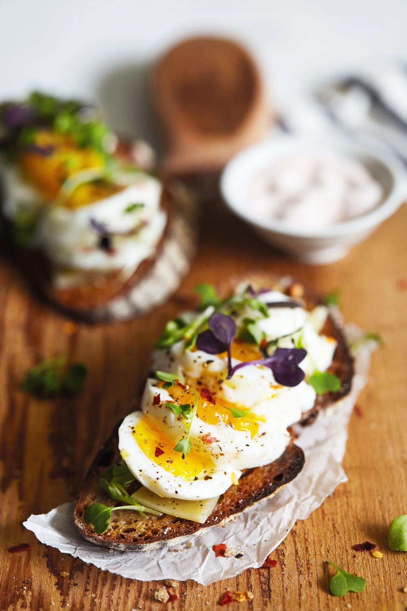 Easy Eggs on Toast // Natural Girl Modern World // Vegetarian & Gluten Free