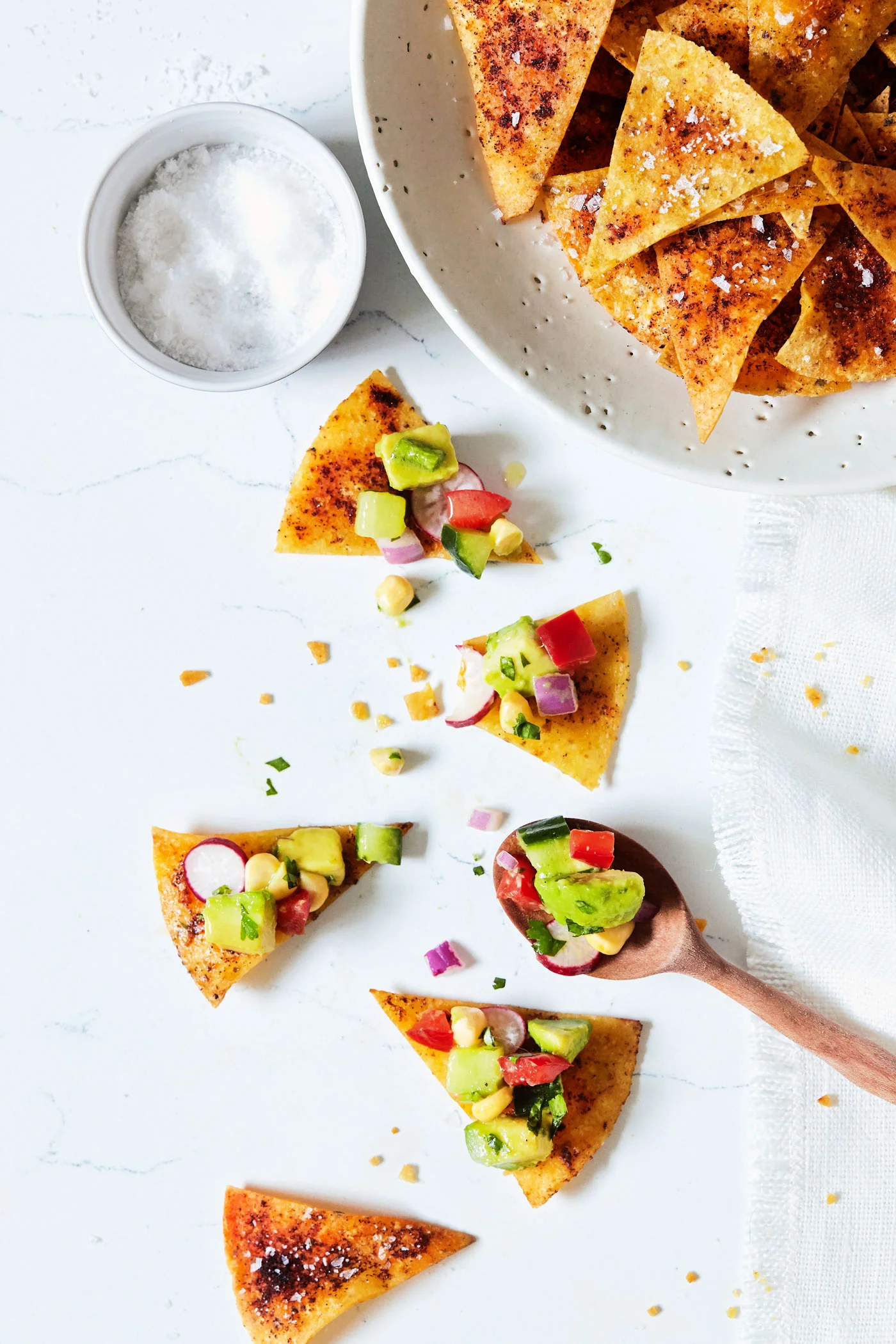 Avocado Ceviche & Chili Lime Chips // Natural Girl Modern World // Vegan & Gluten Free