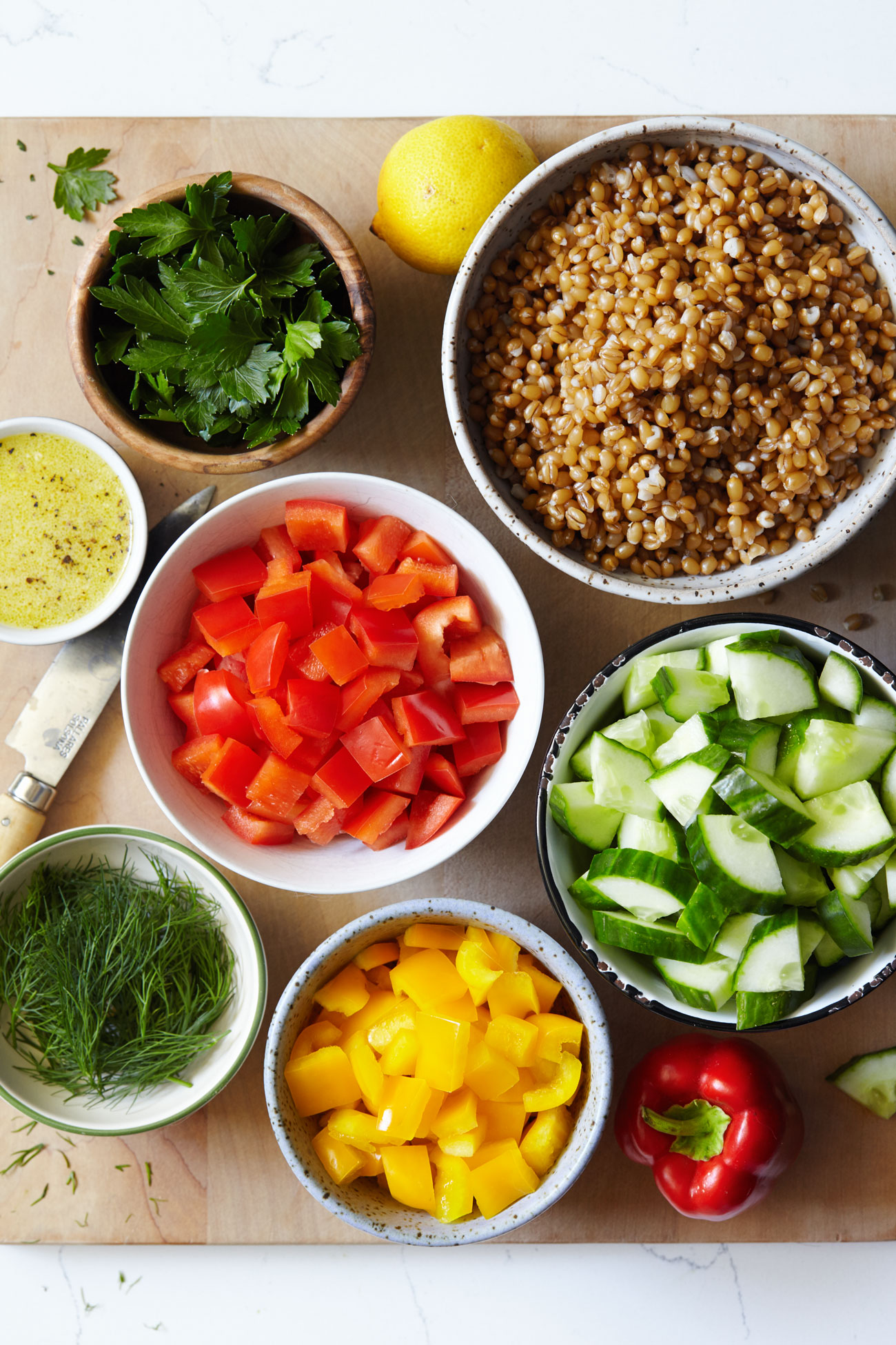 Grain Salad with Fresh Lemon & Herbs — Evergreen Kitchen