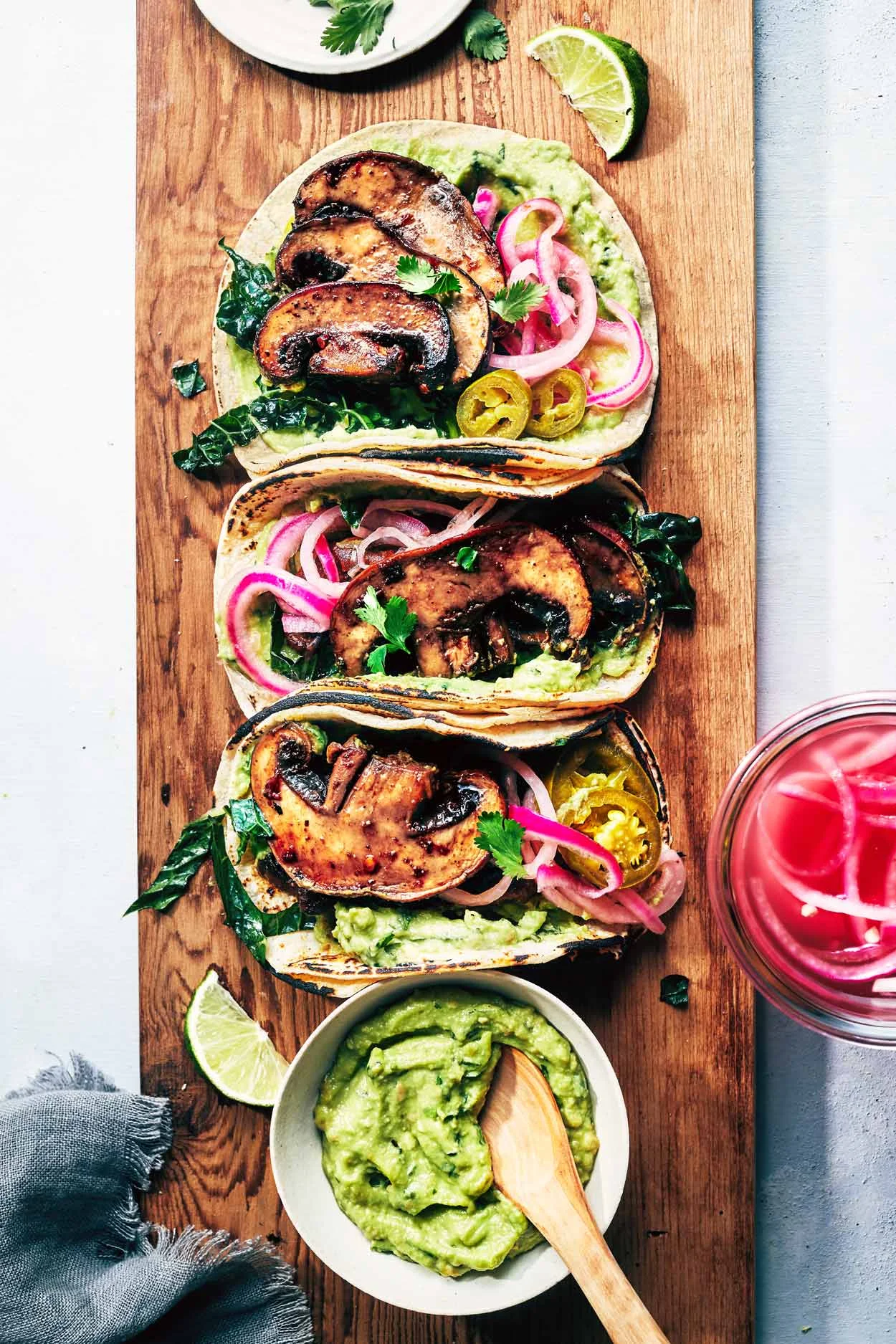 Smoky Portobello Mushroom Tacos | Evergreen Kitchen | Vegan & Gluten Free