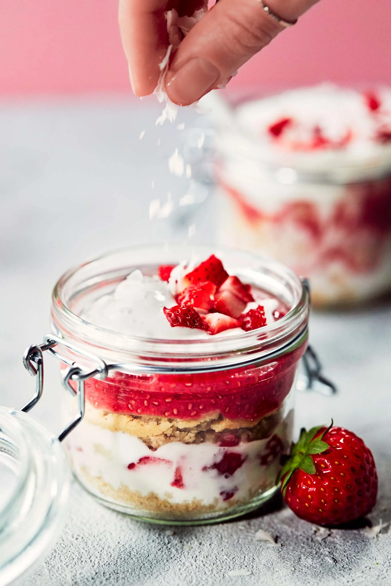 Vegan Strawberry Shortcake Trifle | Evergreen Kitchen | Vegan & Gluten Free