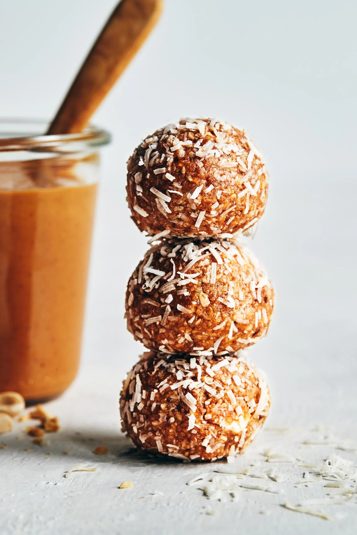 Peanut Butter Coconut Power Balls | Evergreen Kitchen | Vegan, Gluten Free