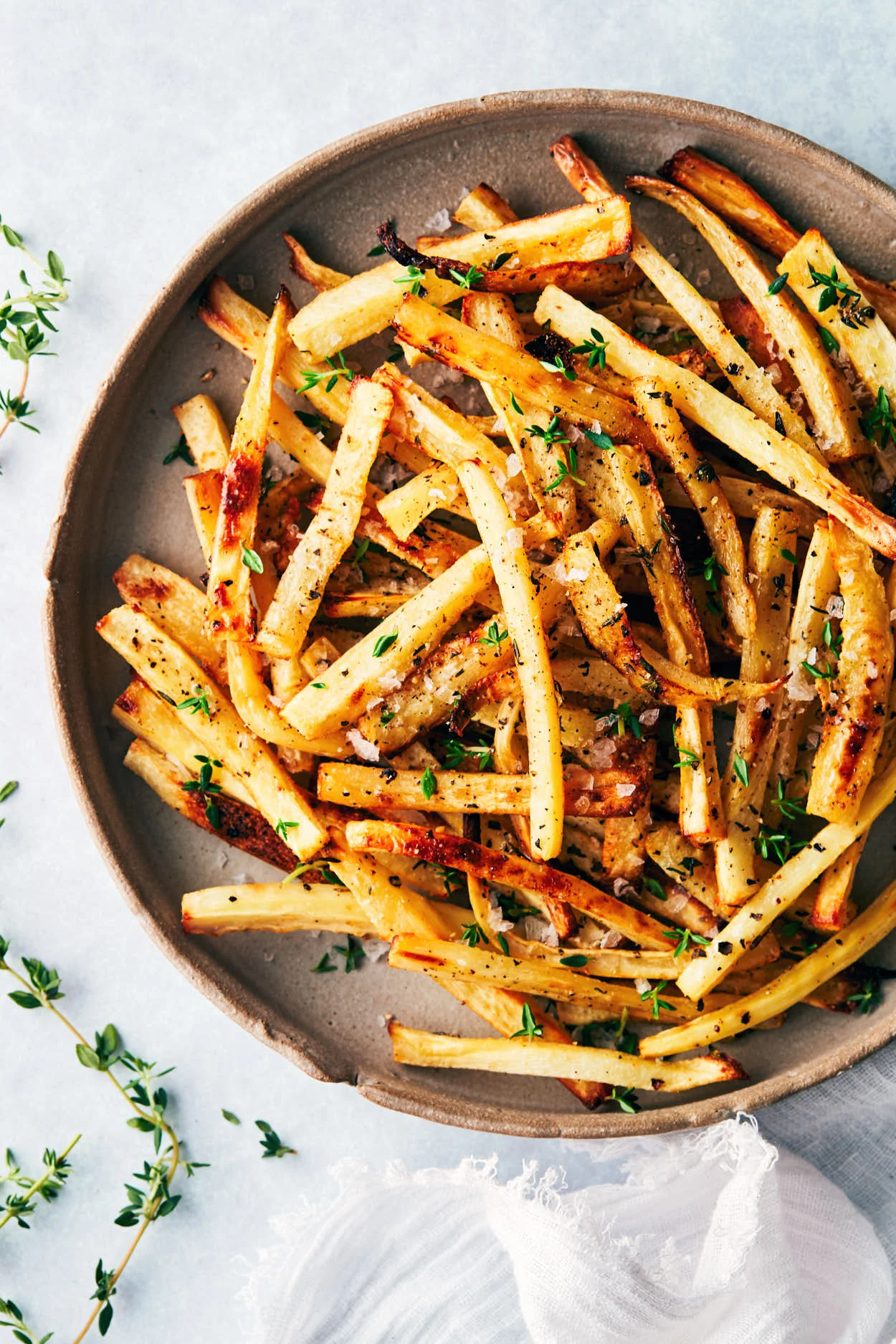 Parsnip Shoestring Fries Evergreen Kitchen