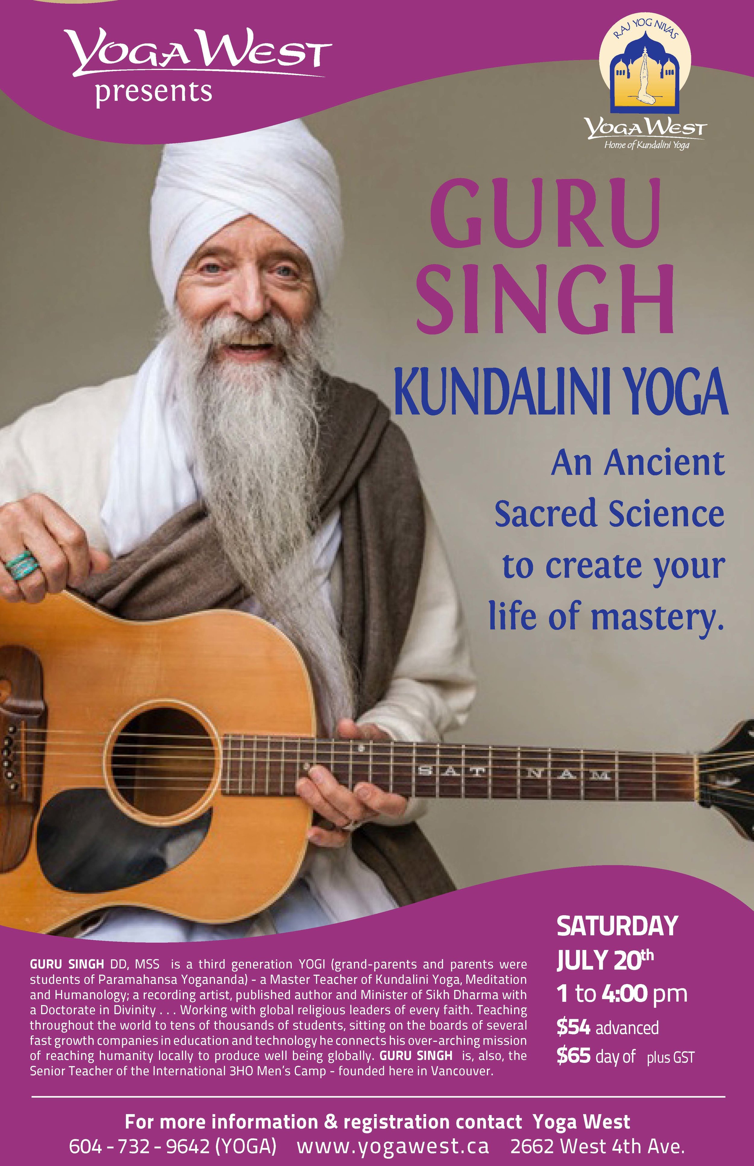 Yoga West Vancouver — Guru Singh