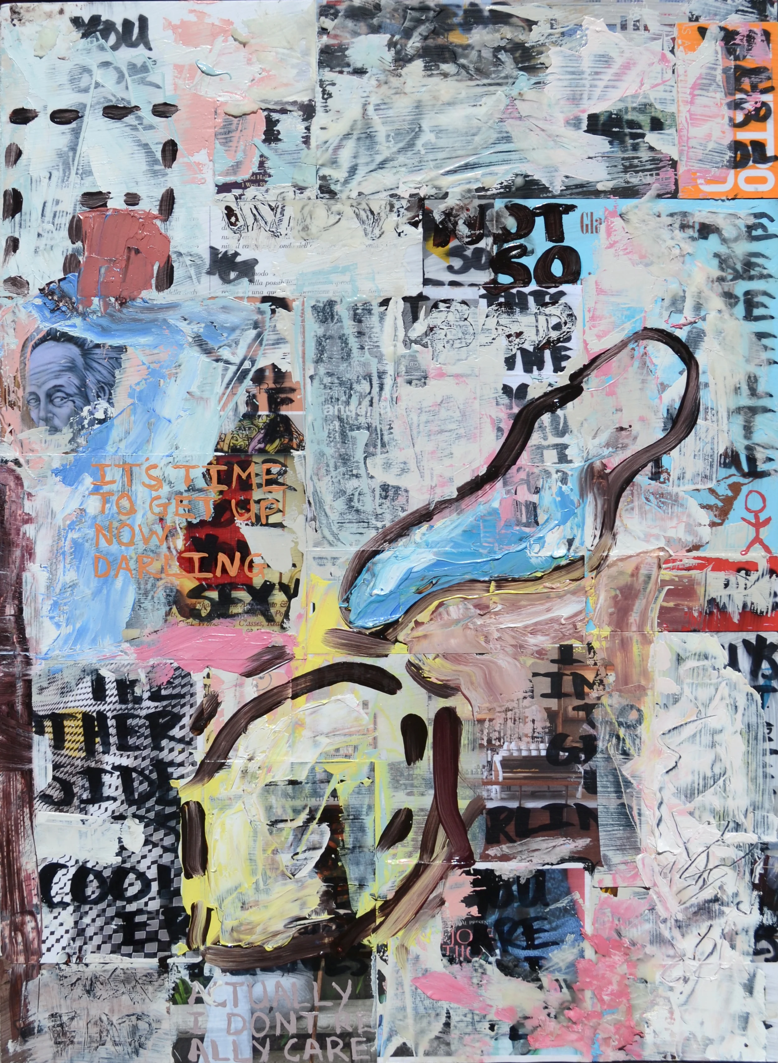 it's time to get up now darling (15"x21")