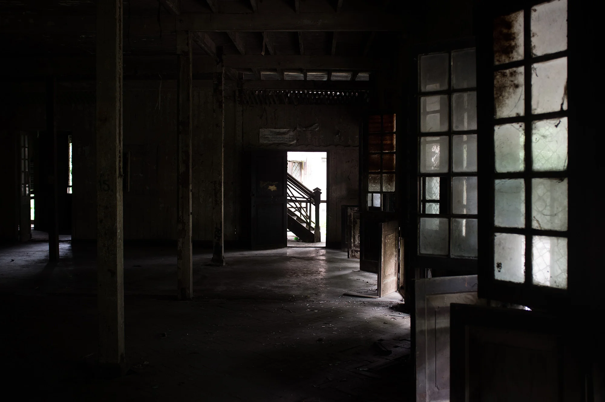 Inside the clubhouse.