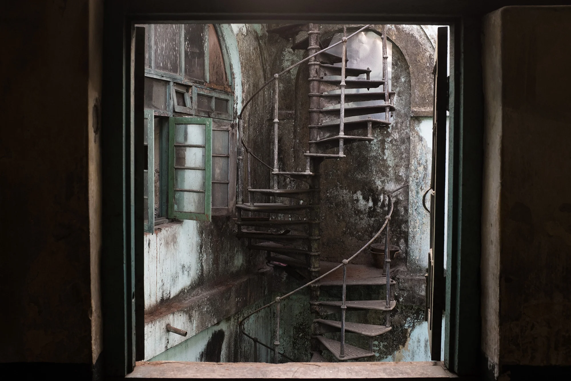 Courthouse window.