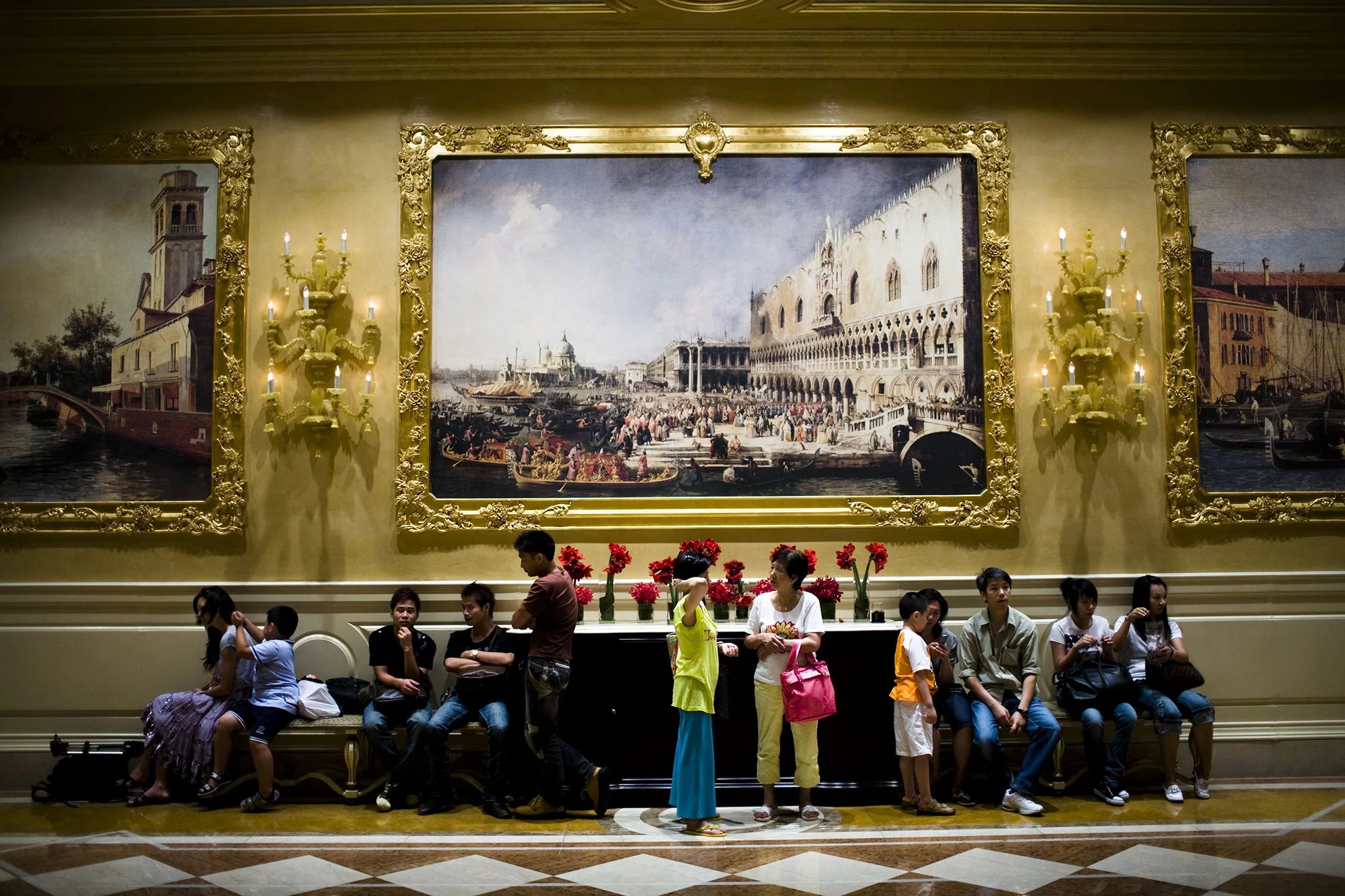 A Venetian foyer.