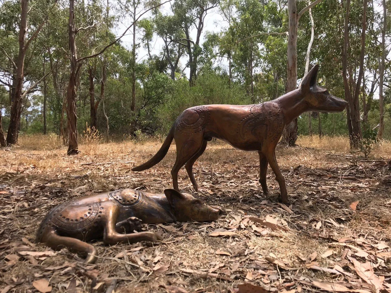 Clancy Warner and Elizabeth Close  Papa Tjukura Dingo Story
