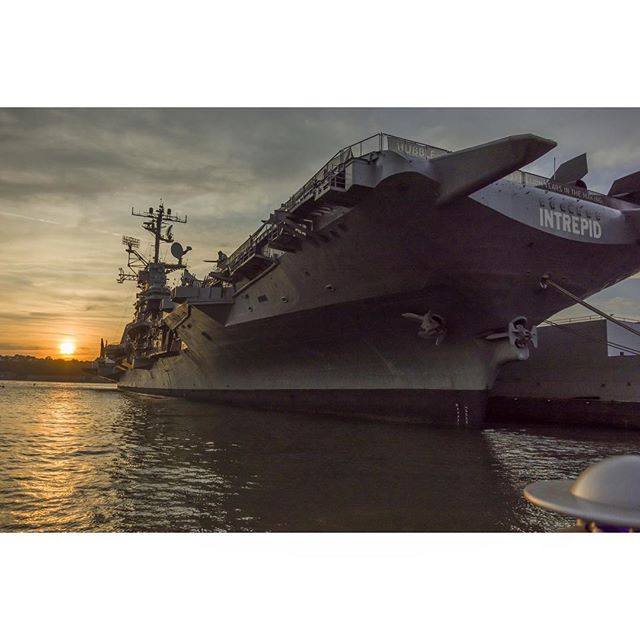 Back to a time lapse shot for now, this was shot off the west side highway in nyc. #ussintrepid